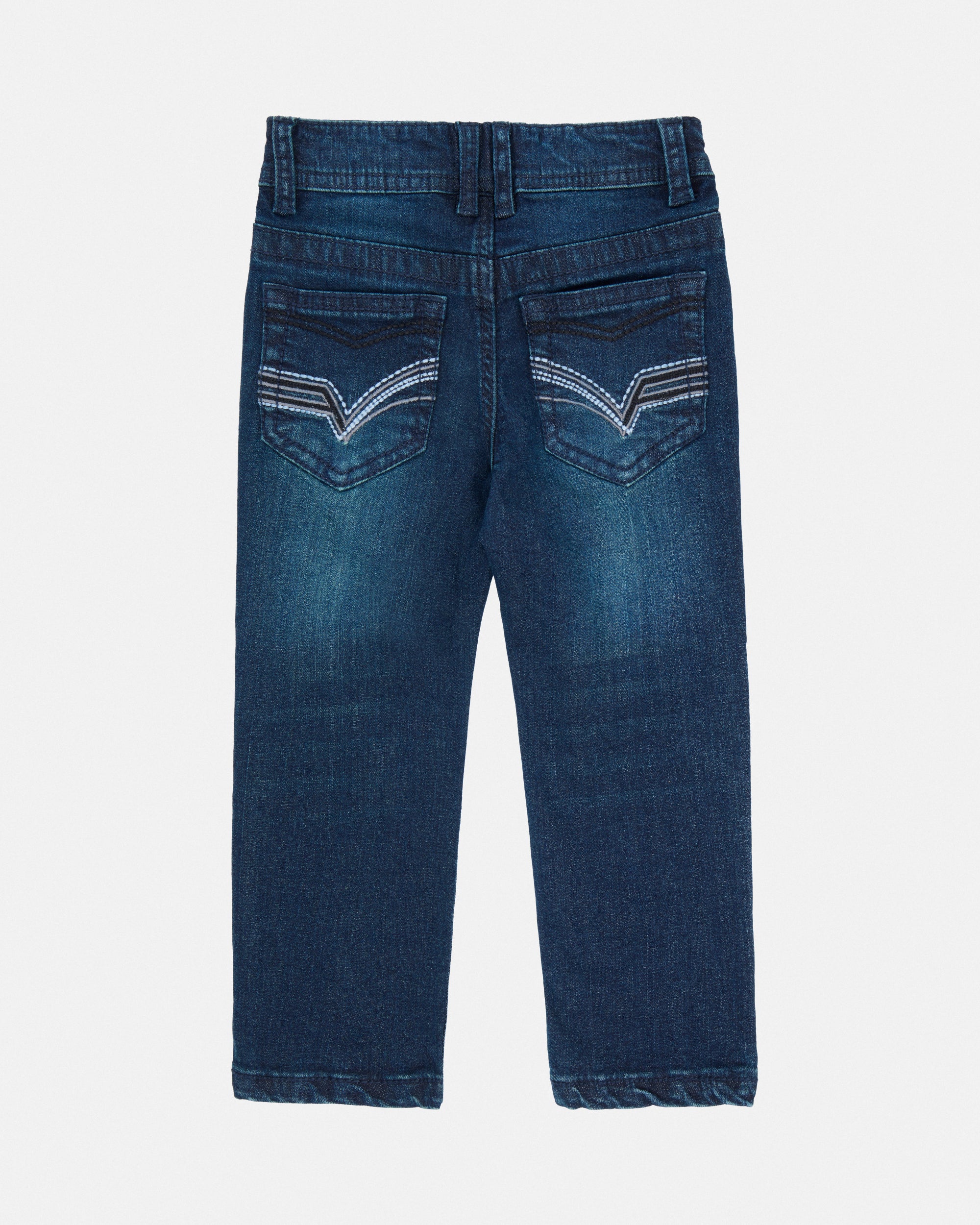 CULTURA Baby Boy's Elastic Waist Inside Toddler Jeans-thumbmail-2