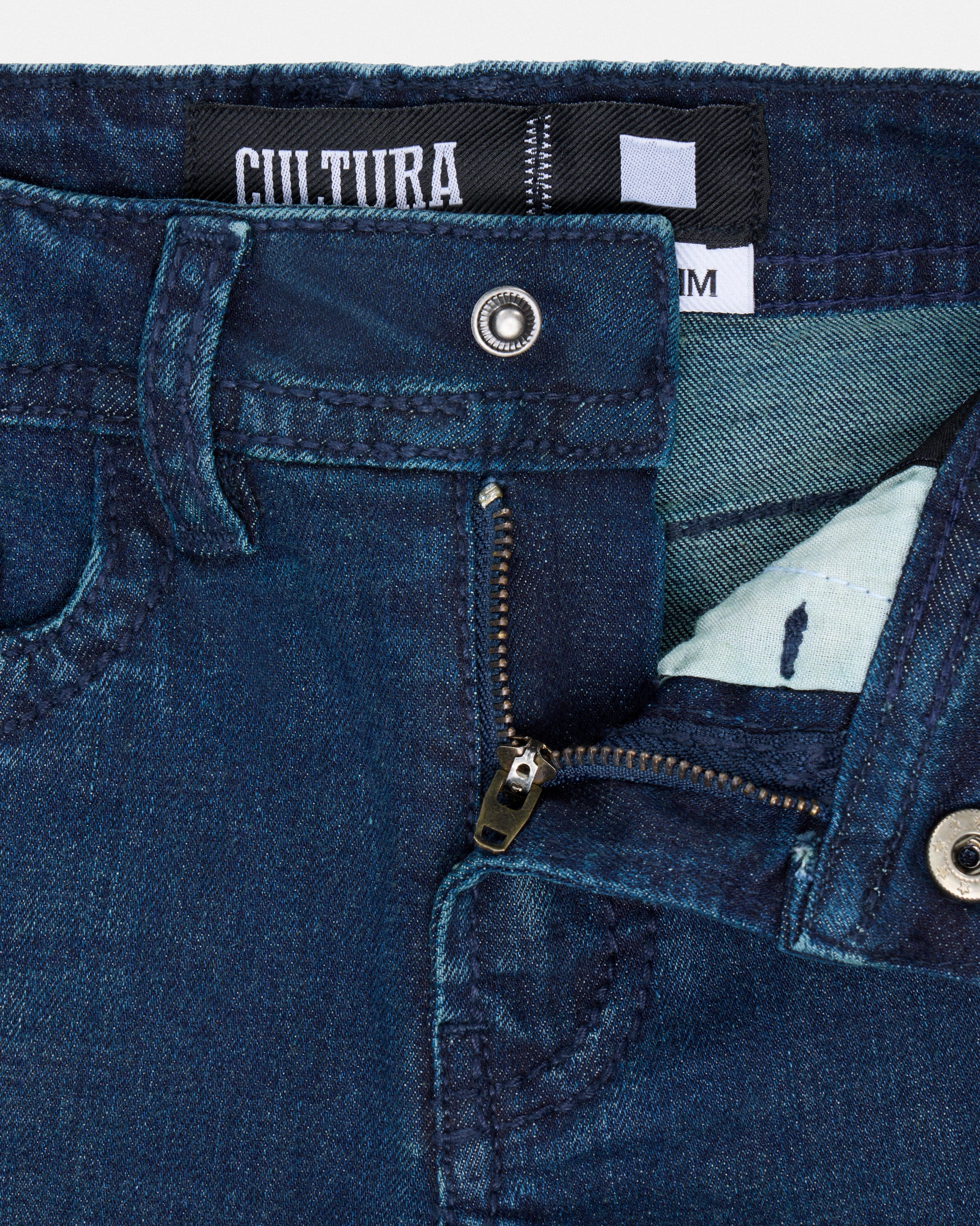 CULTURA Baby Boy's Elastic Waist Inside Toddler Jeans-thumbmail-4