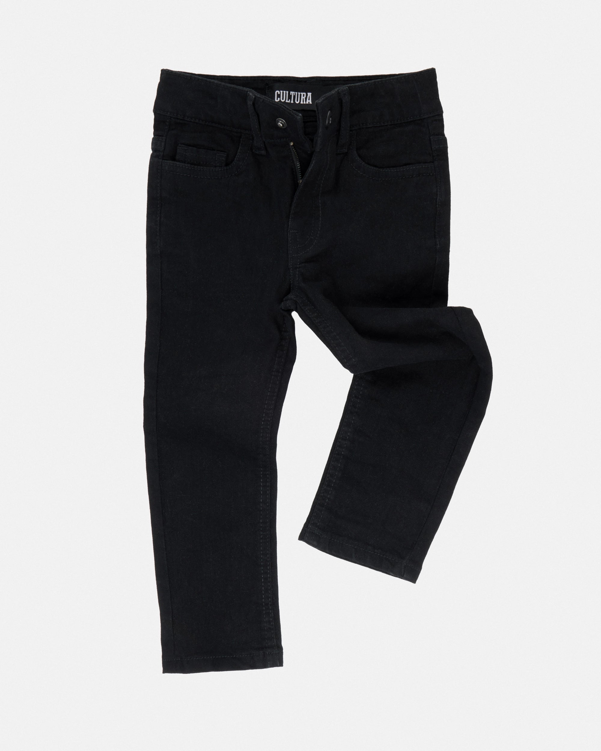CULTURA Baby Boy's Elastic Waist Inside Toddler Jeans-thumbmail-3