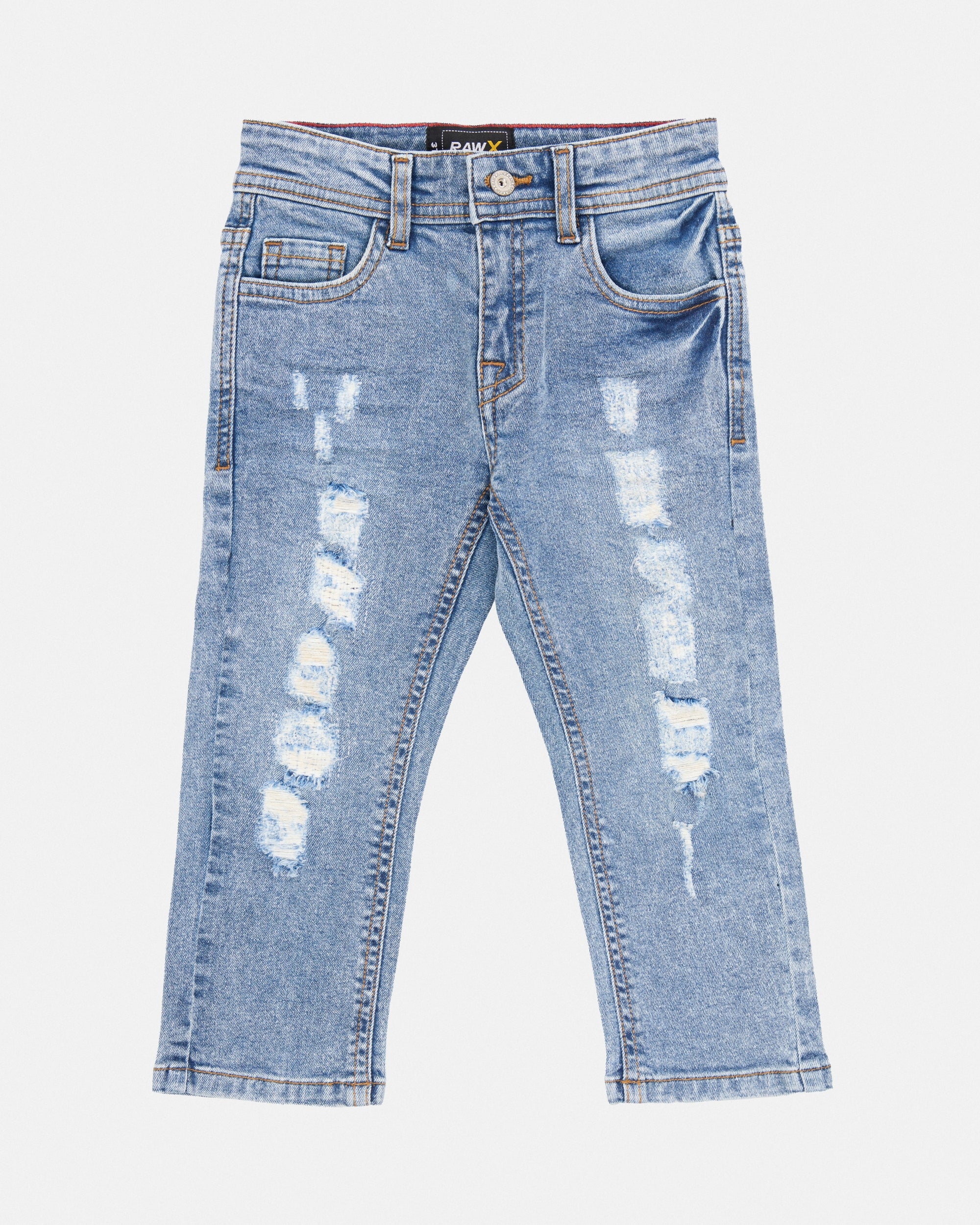 RAW X Boy's Skinny Fit Stretch Jeans