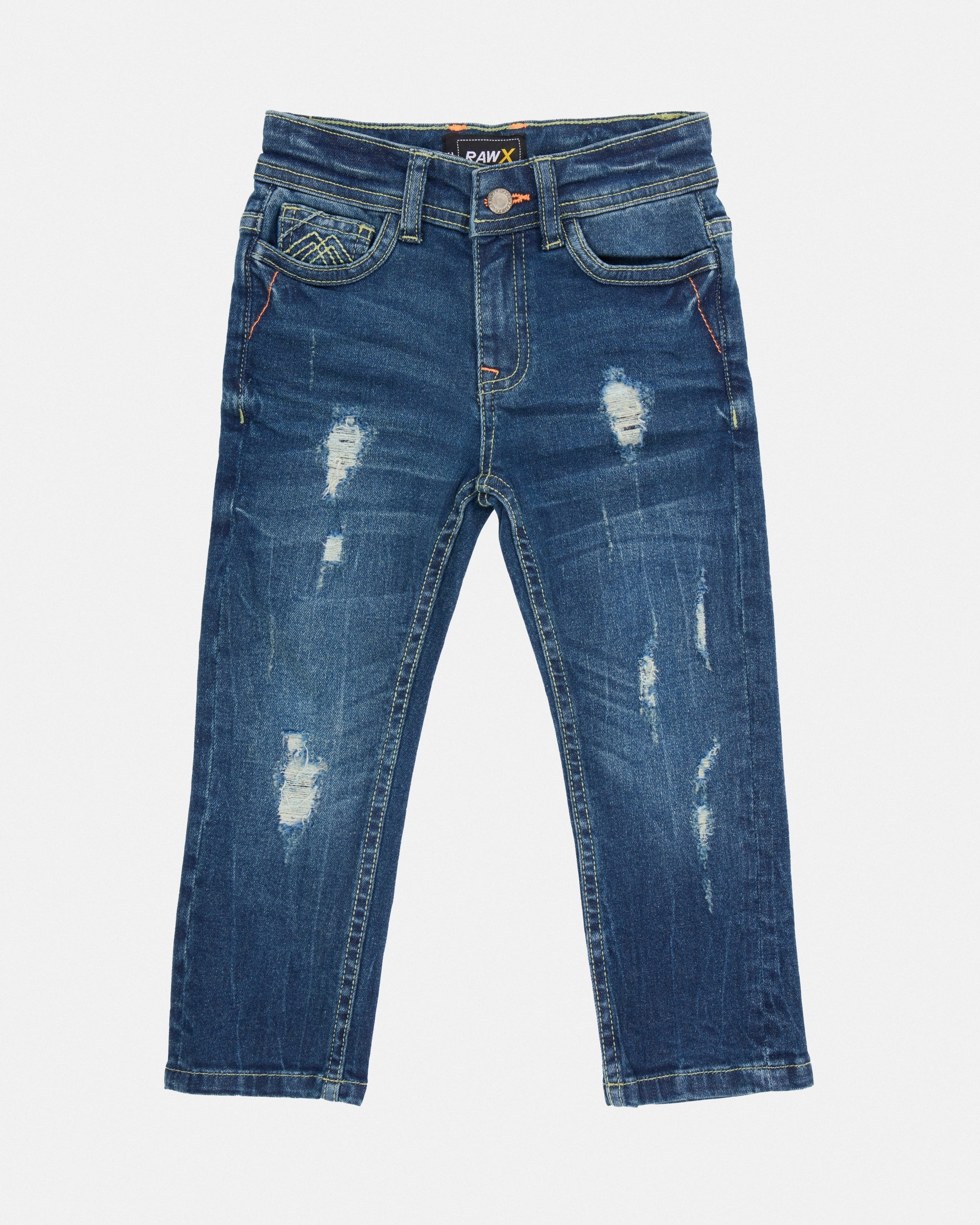 Toddler's Rip And Repair Denim Jeans