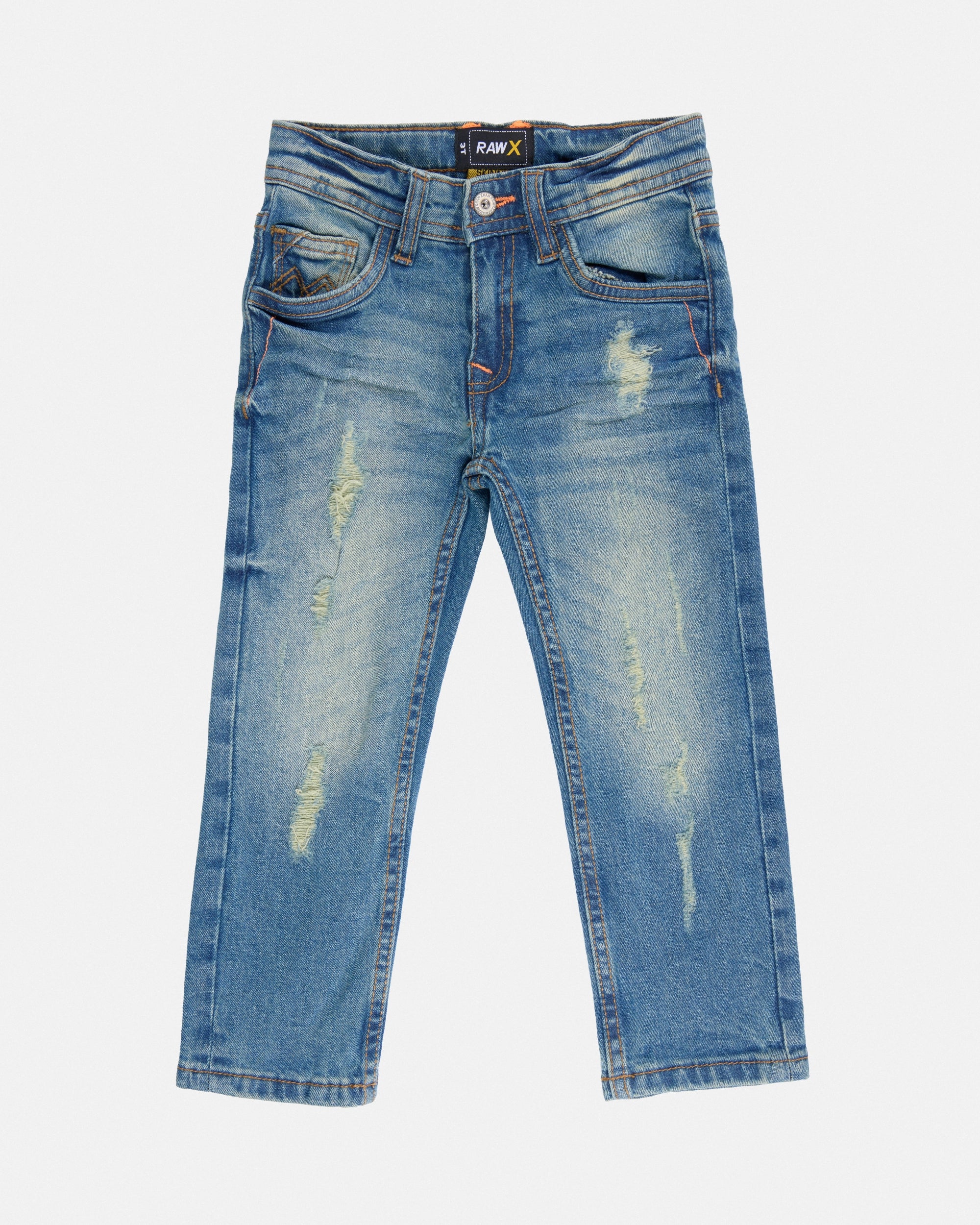 Toddler's Rip And Repair Denim Jeans