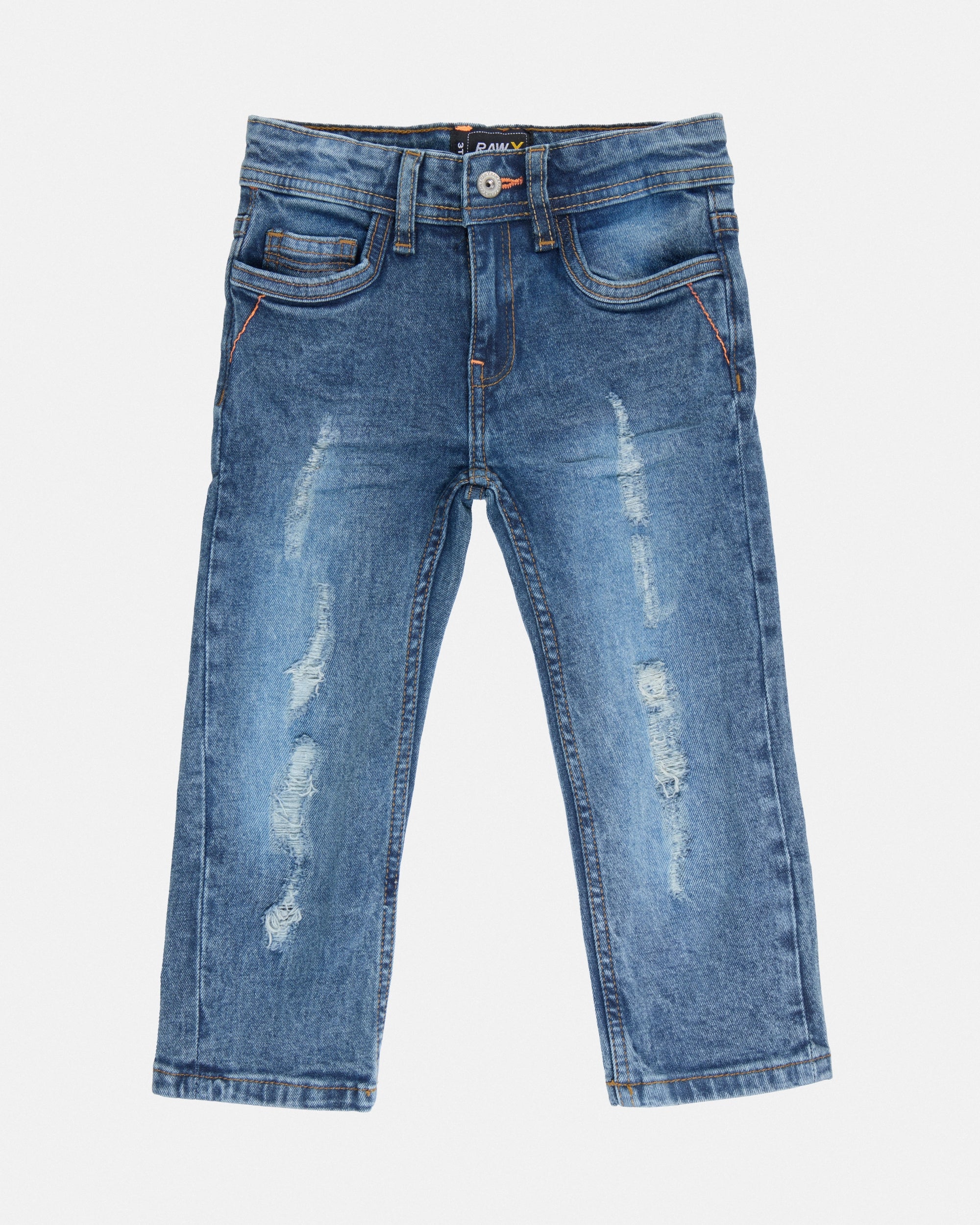 Toddler's Rip And Repair Denim Jeans