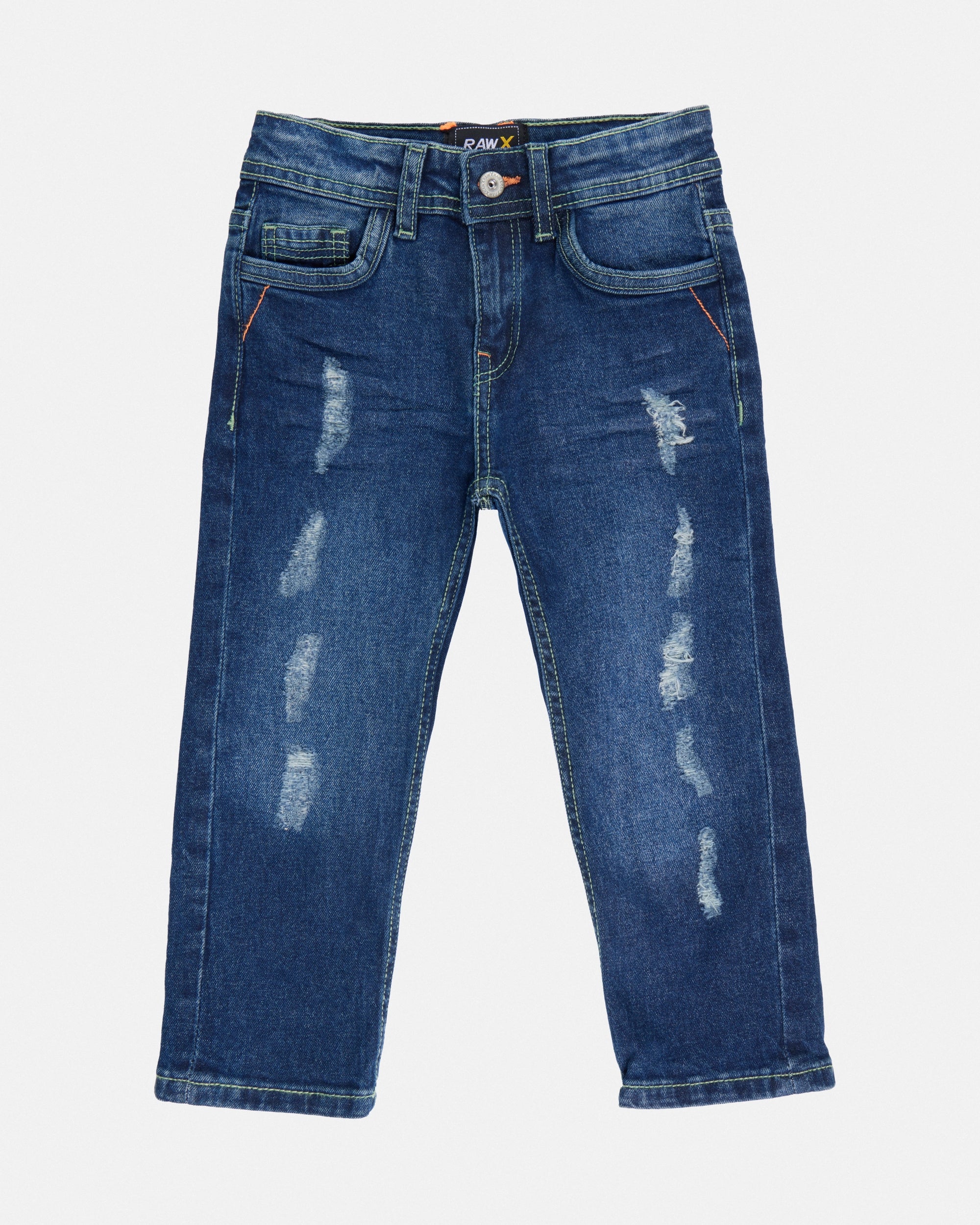 Toddler's Rip And Repair Denim Jeans