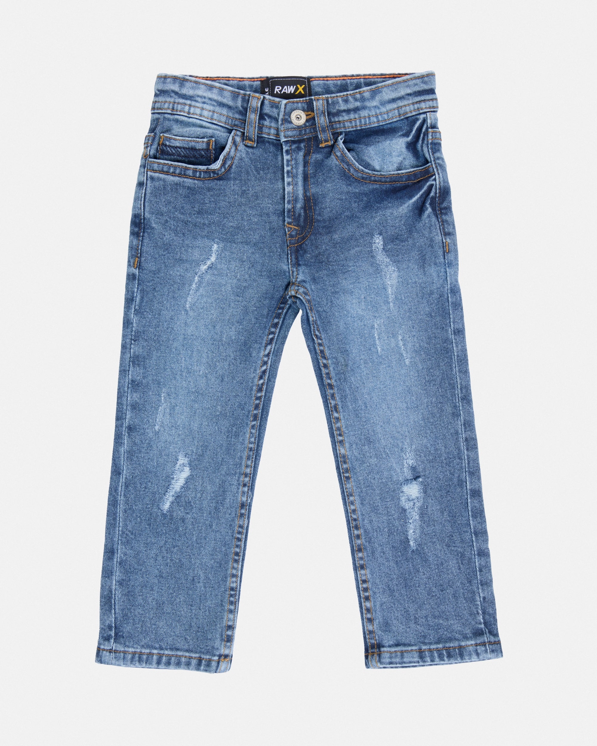 Toddler's Rip And Repair Denim Jeans