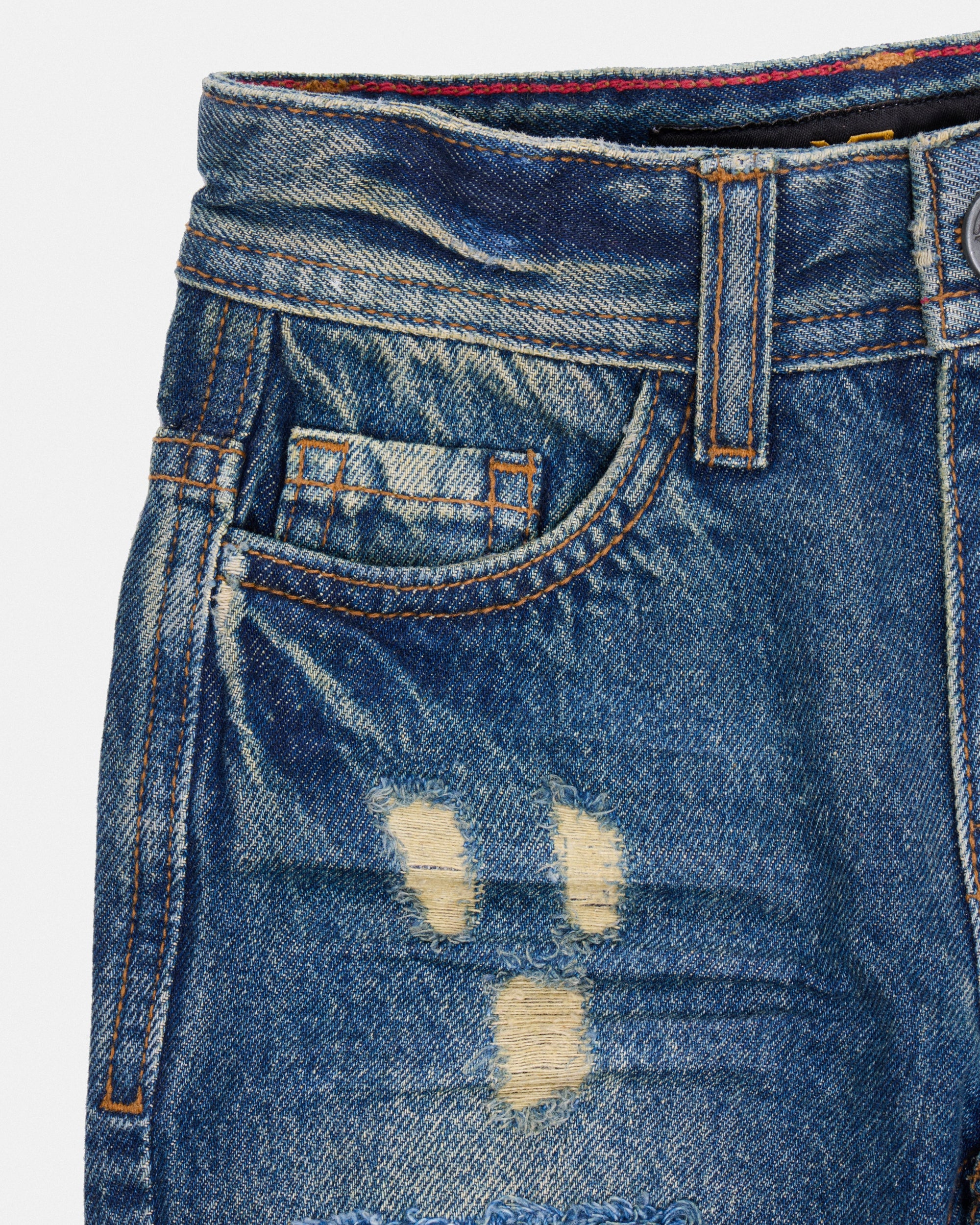 XRay Jeans Boy's Slim Fit Heavy Rips Denim Pants – X-RAY JEANS