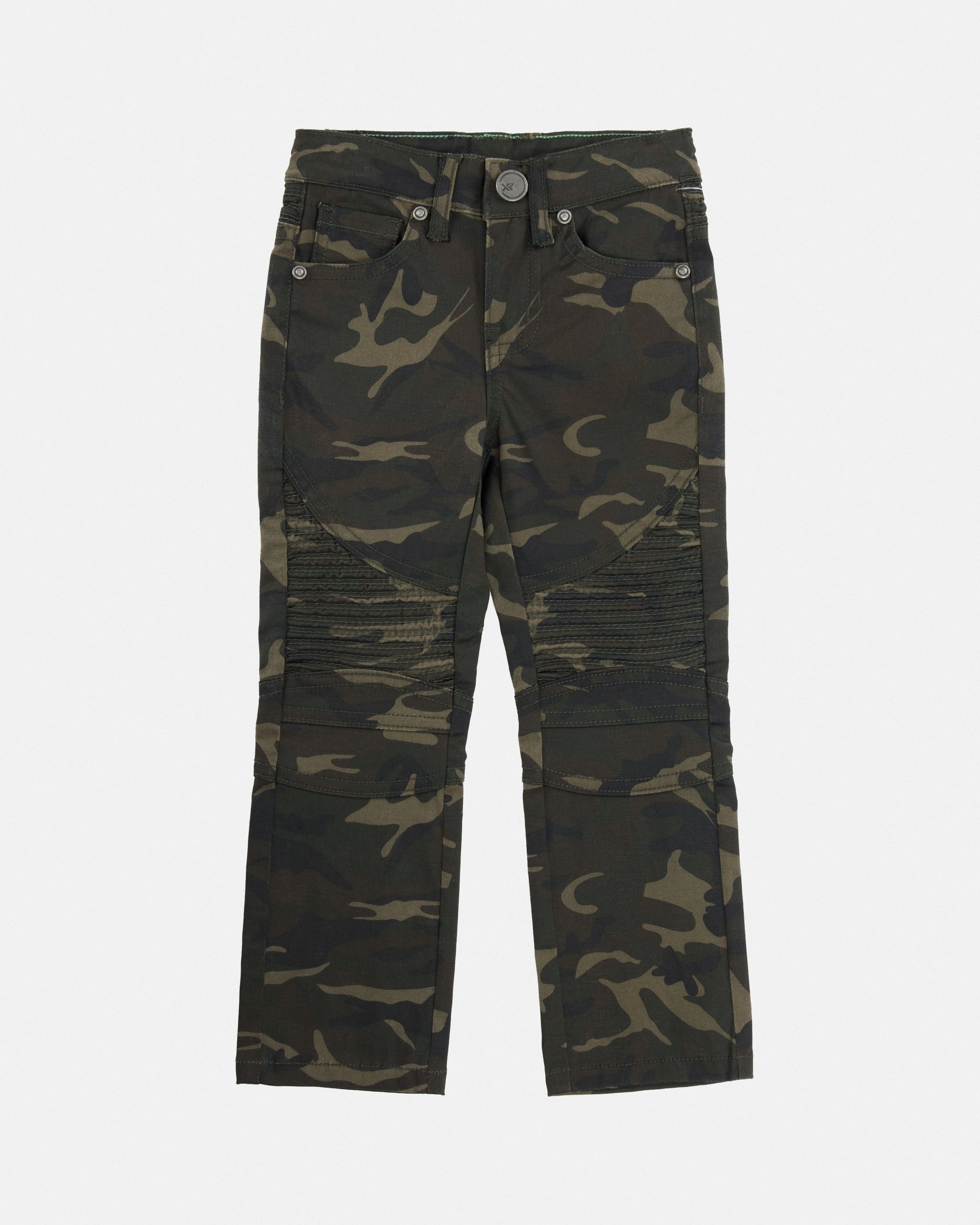 X RAY Toddler Boy's Slim Fit Biker Pants Distressed Ripped Skinny Moto Fashion Jeans