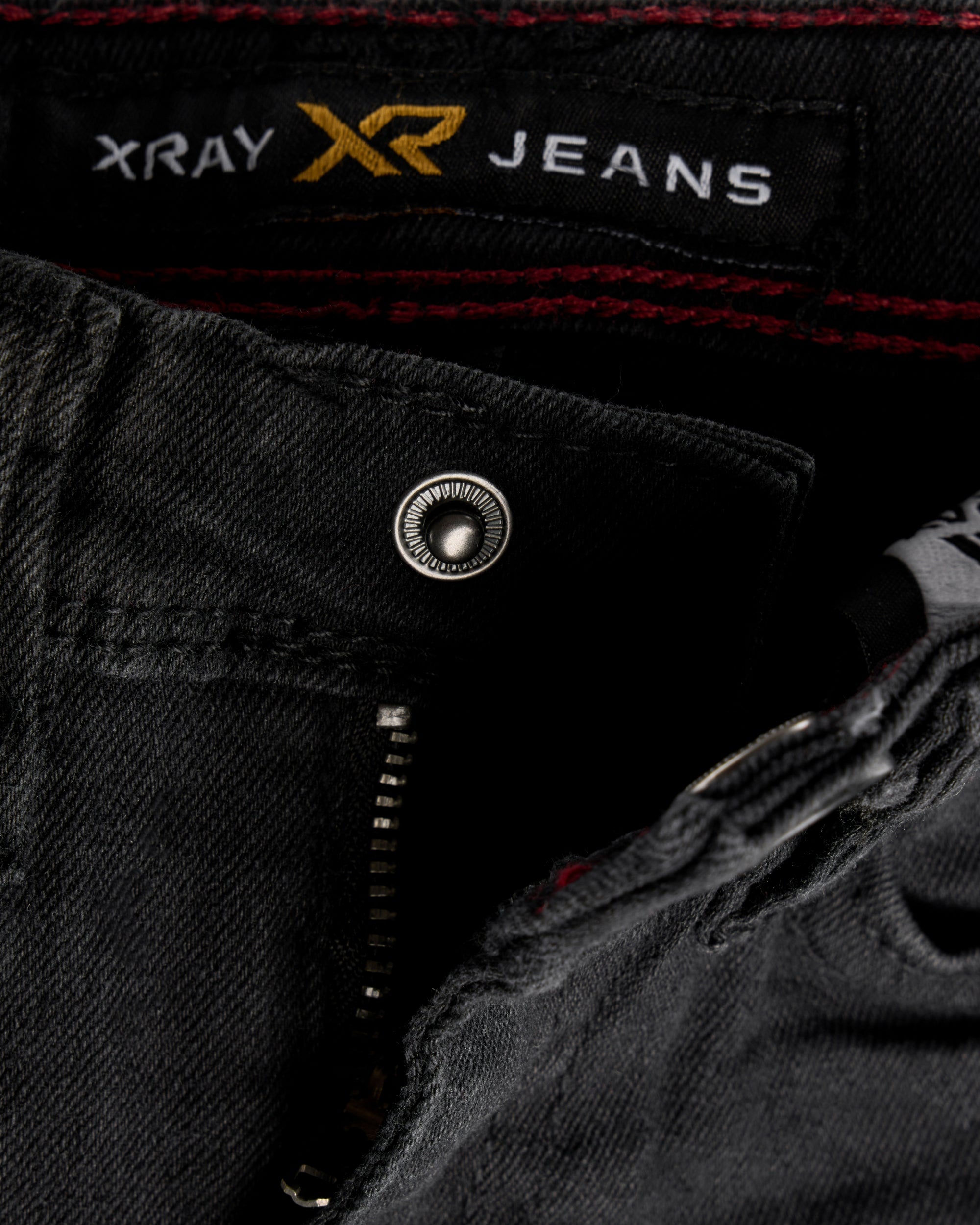 X RAY Toddler Boy's Slim Fit Distressed Ripped Rectangle Stitched