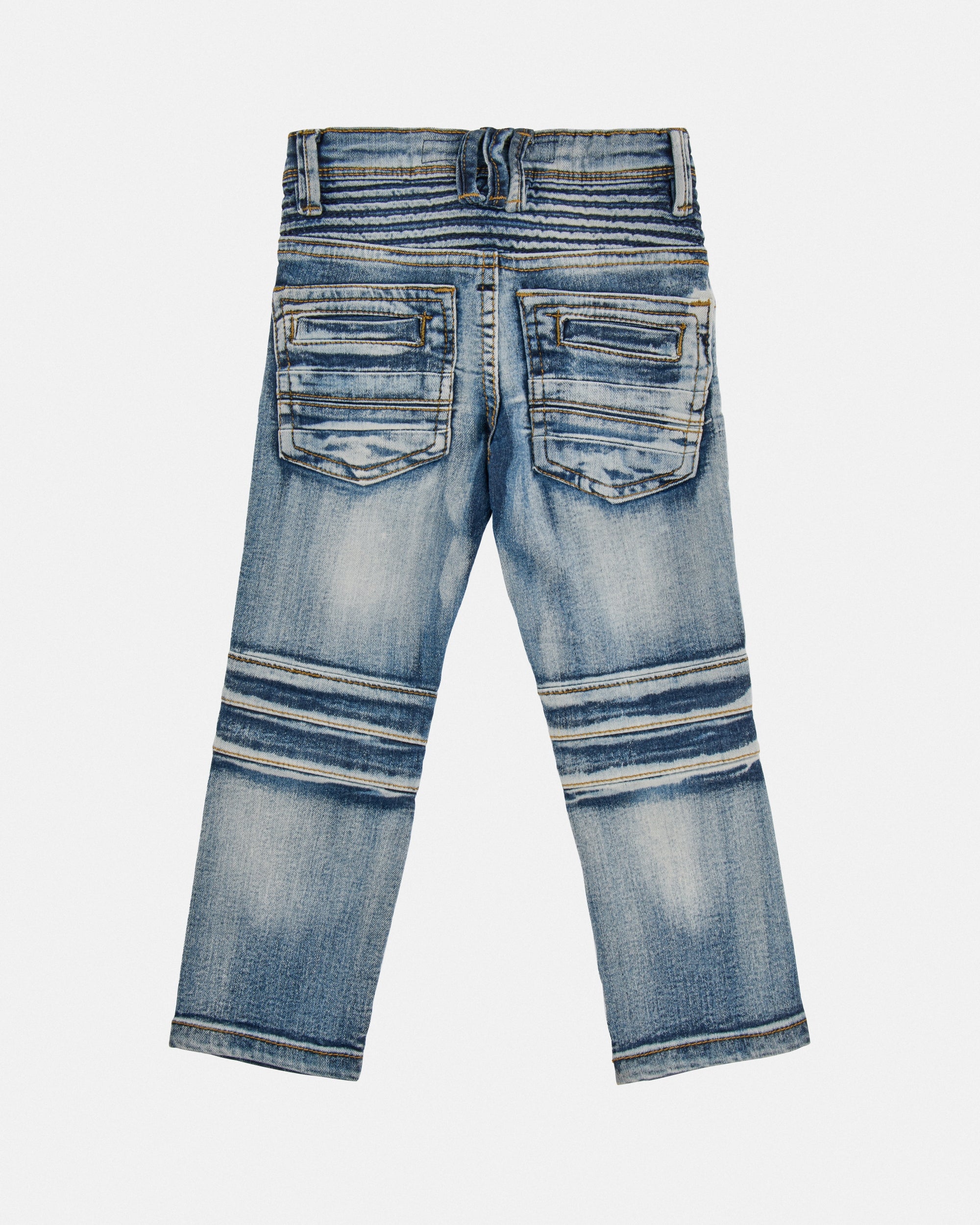 X RAY Toddler Boy's Slim Fit Distressed Ripped Rectangle Stitched