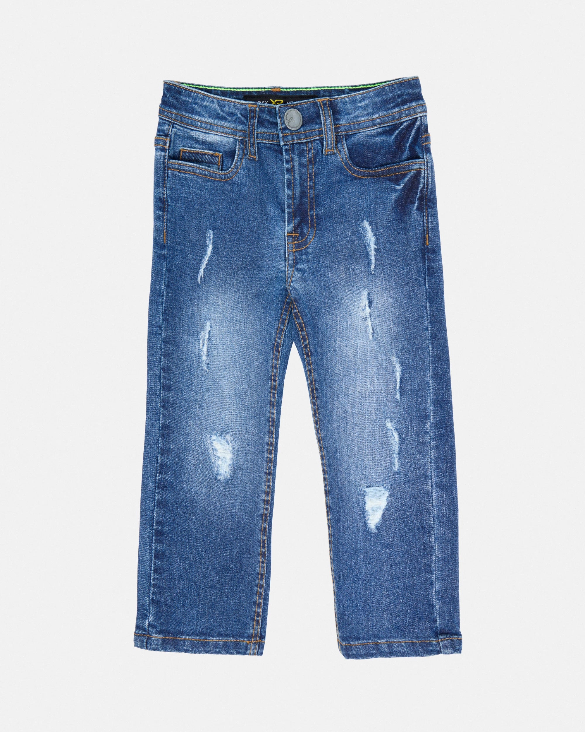 X RAY Toddler's Slim Fit Distressed Denim Pants