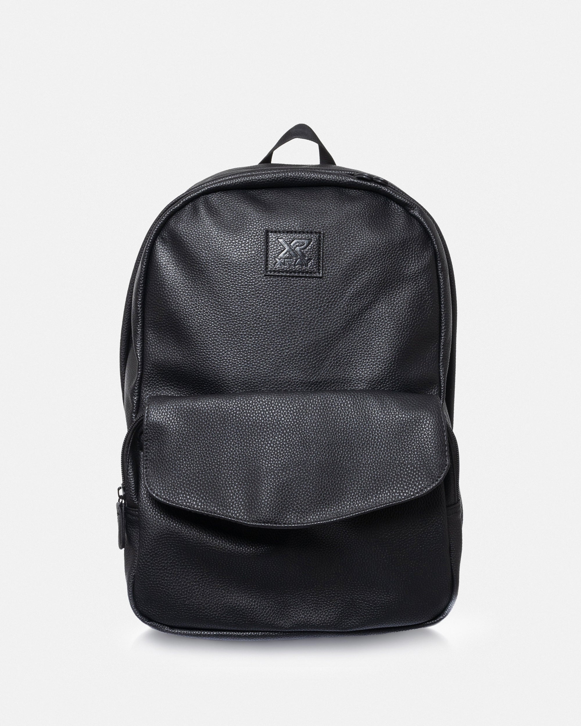 X RAY Men's Women's Classic Pebbled Faux PU Leather Backpack for Unisex