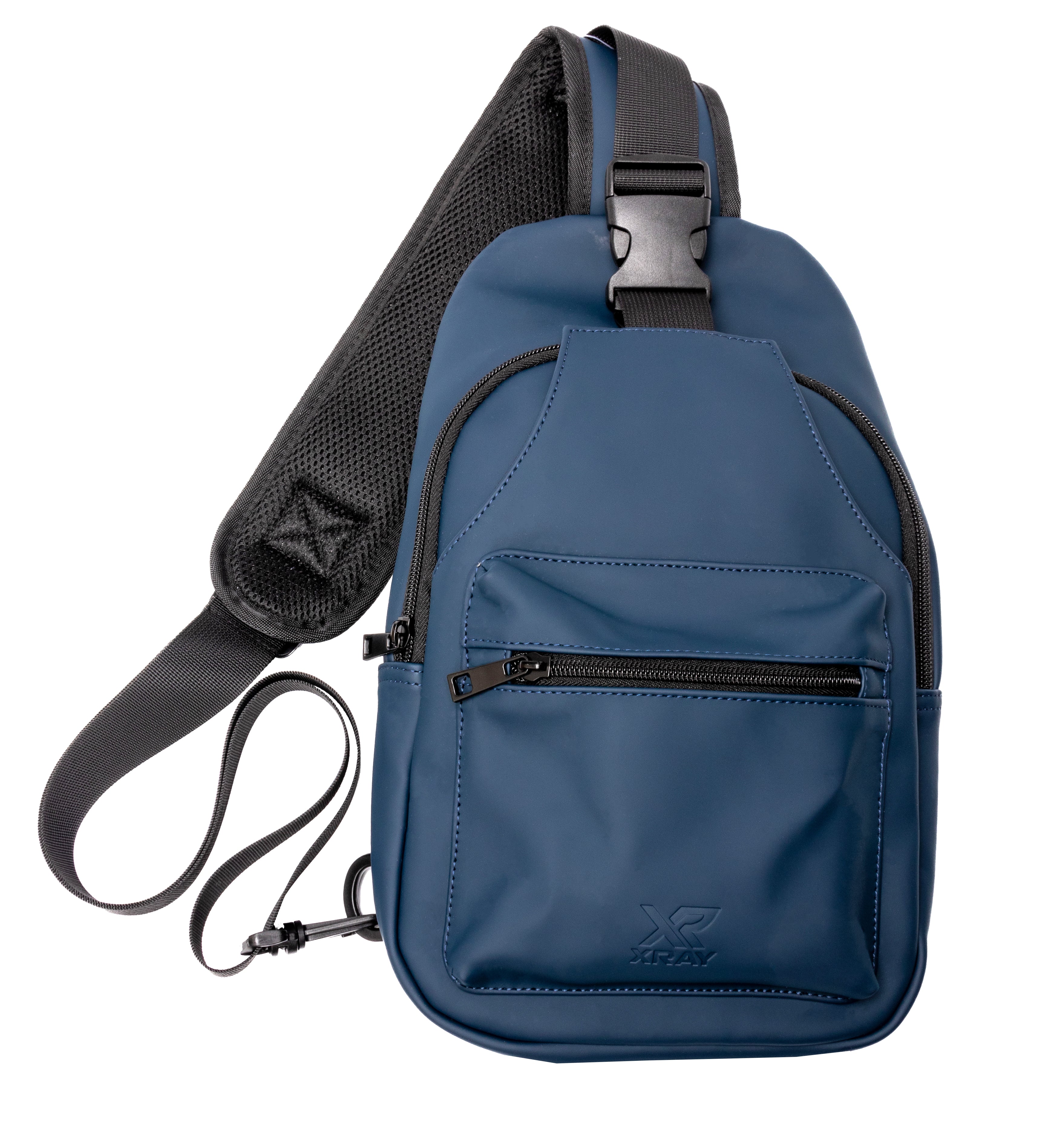 X RAY Men's Women's PU Leather Crossbody Sling Bag Backpack for Unisex