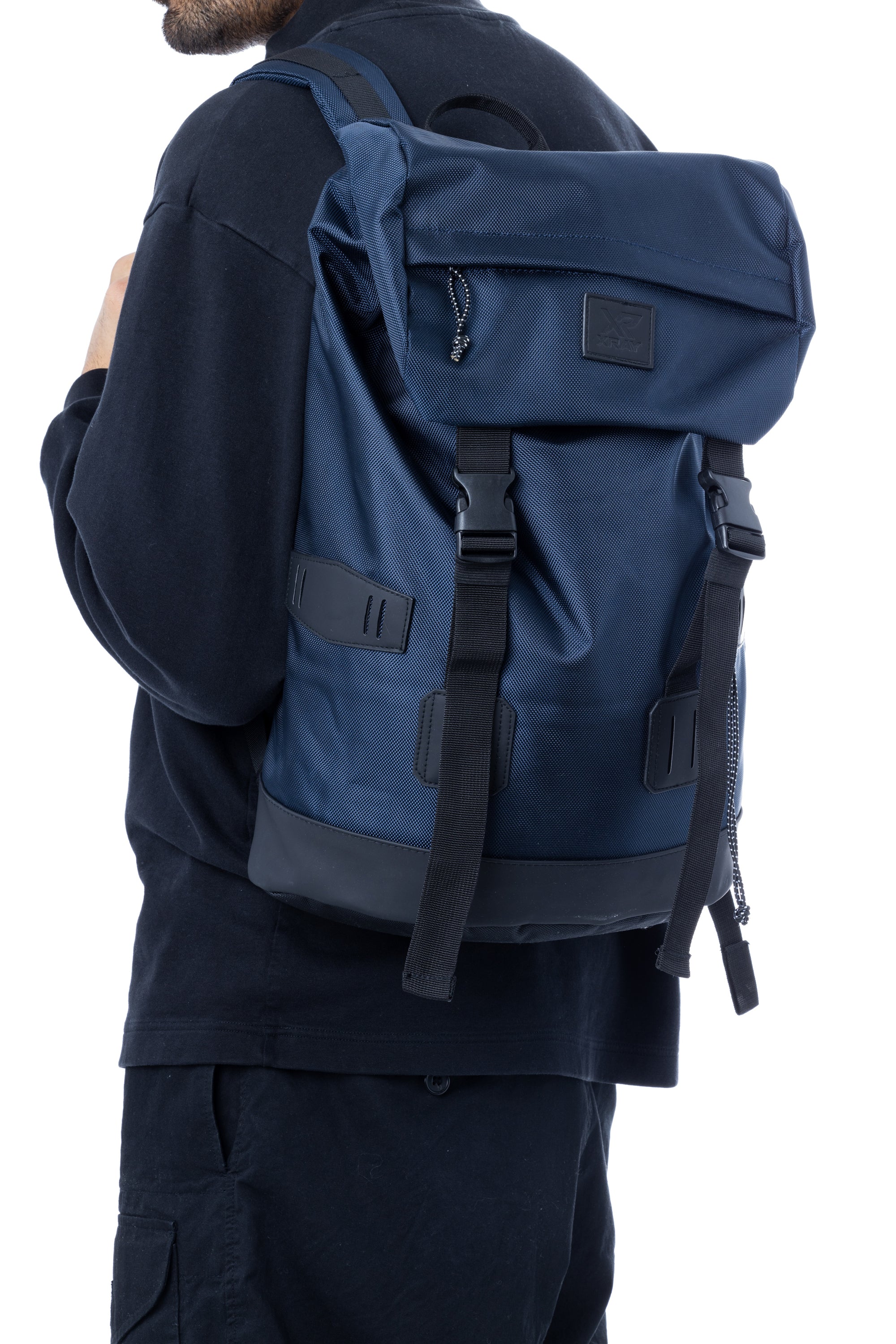XRay Jeans Duffle Backpack Large Canvas Retro Rucksack – X