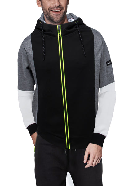 【PUNCHLINE】★男女兼用★X-RAY HOODIE XMFH-31028-BLACK-H.GREY-WHITE-