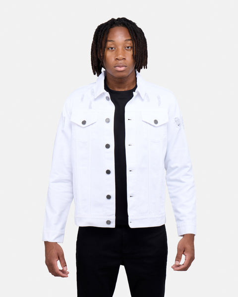 ジャケット・アウター Hand-Ripped Denim Jacket [extrm-fit] ジャケット・アウター Hand-Ripped Denim Jacket [extrm-fit] Hand