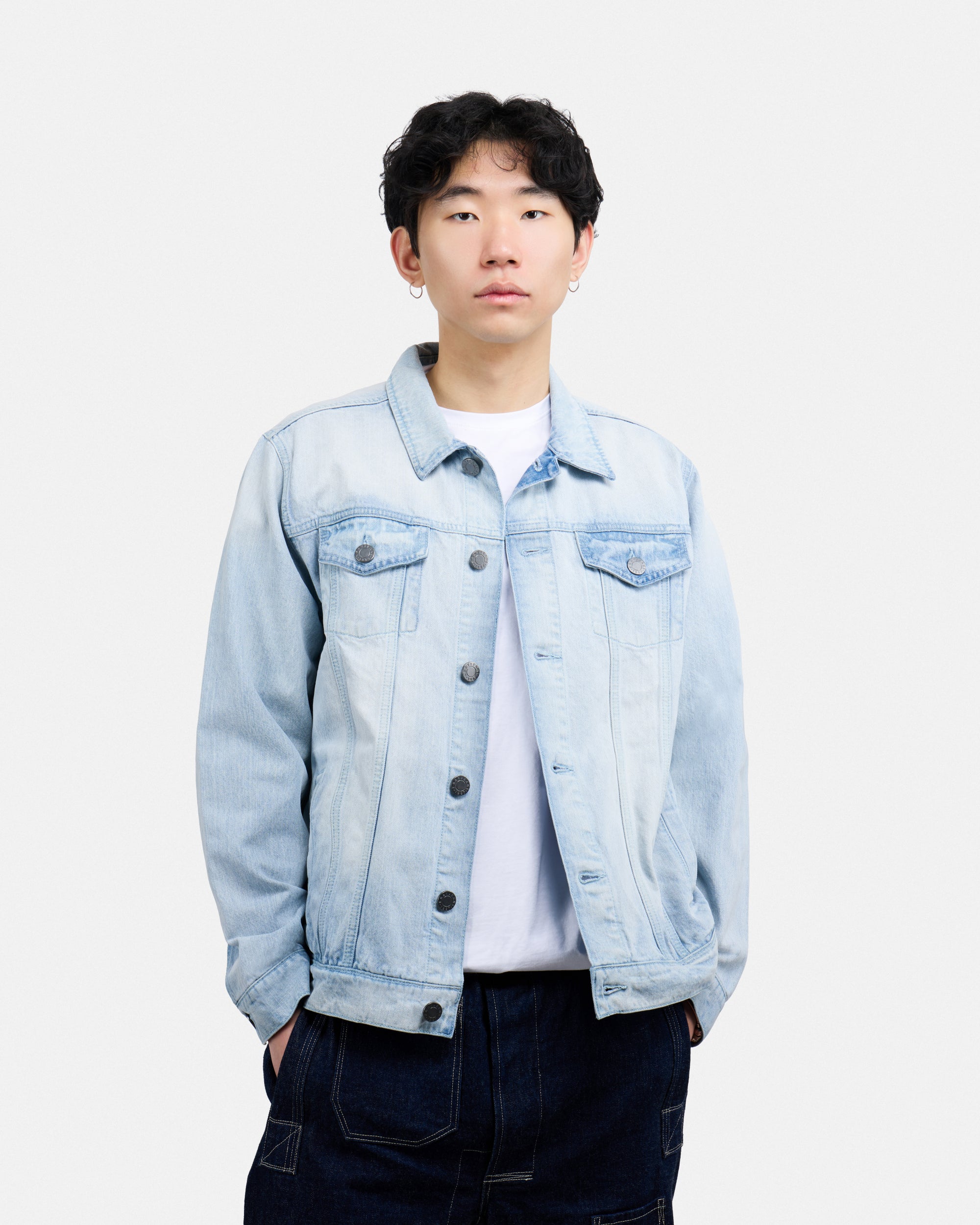 #XMJ-98059 Trucker Denim Jacket-thumbmail-24