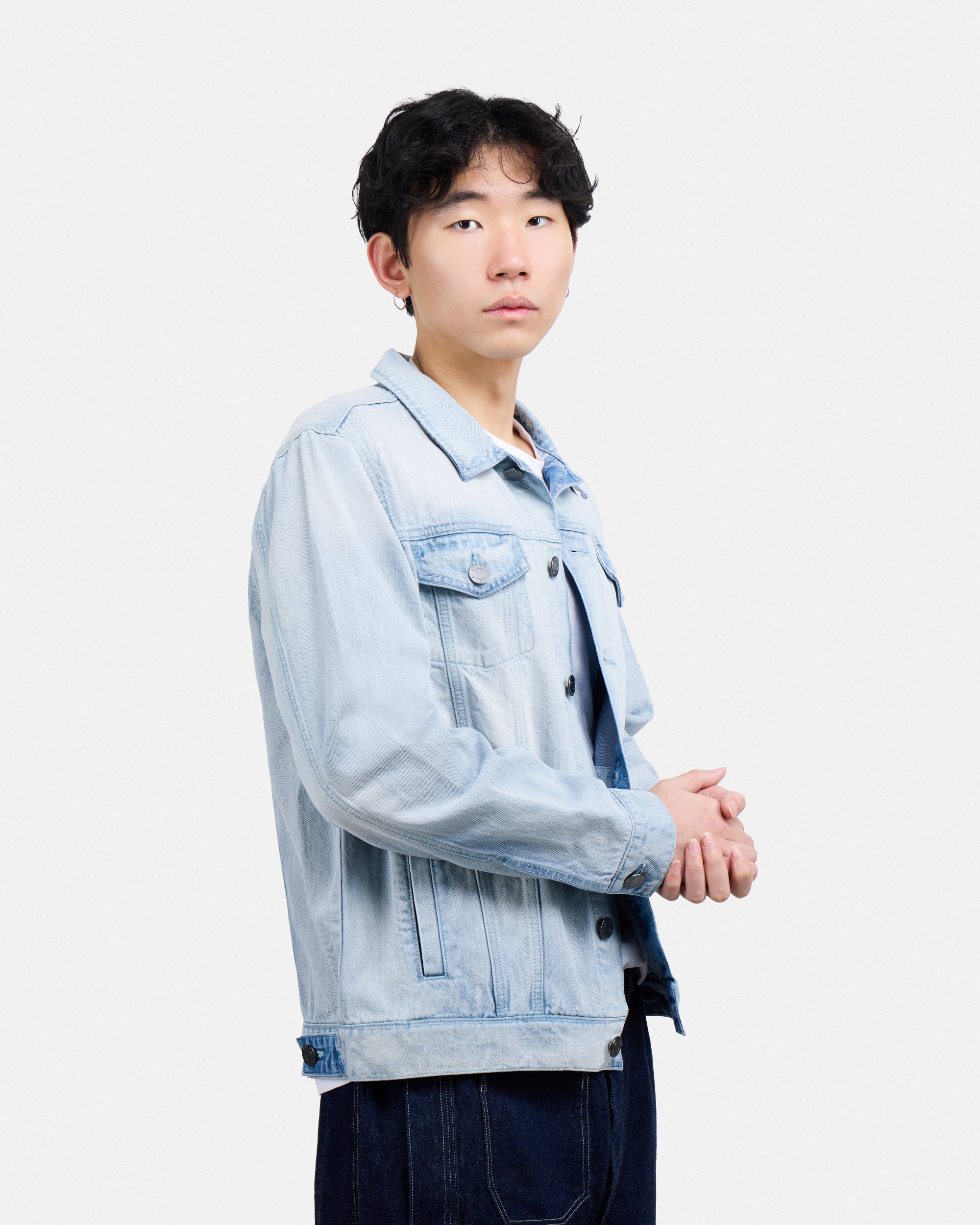 #XMJ-98059 Trucker Denim Jacket-thumbmail-26