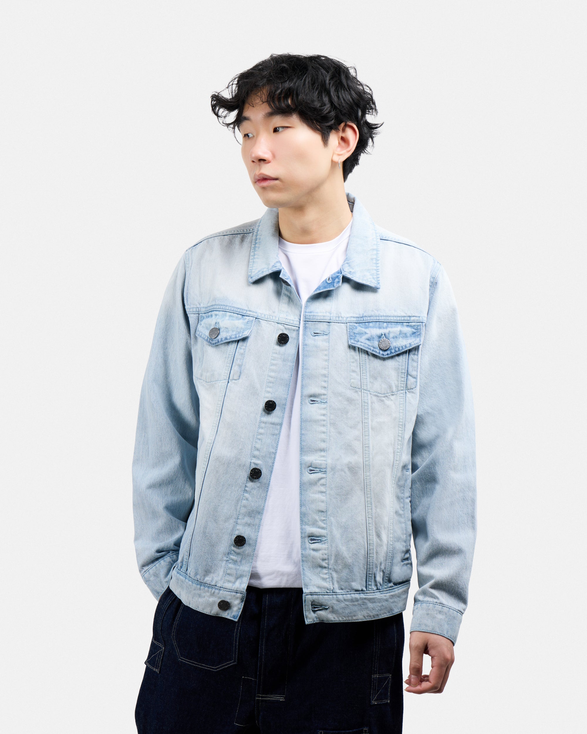 #XMJ-98059 Trucker Denim Jacket-thumbmail-27
