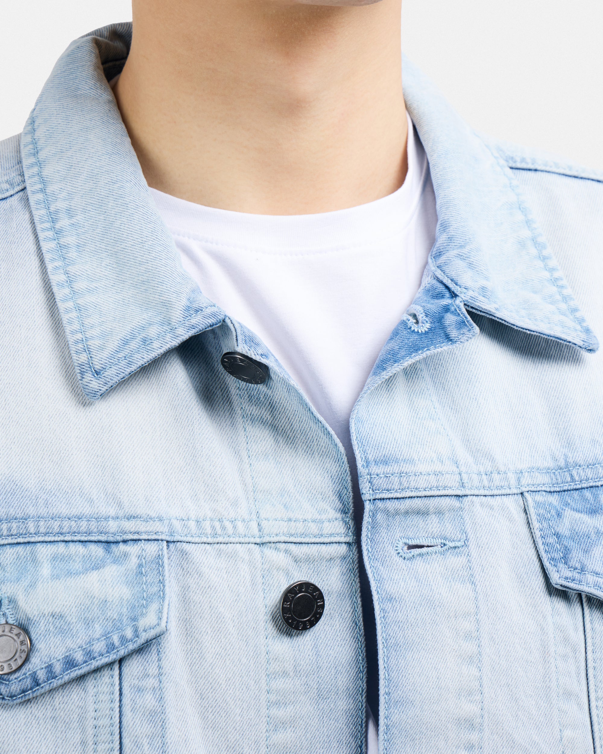 #XMJ-98059 Trucker Denim Jacket-thumbmail-29
