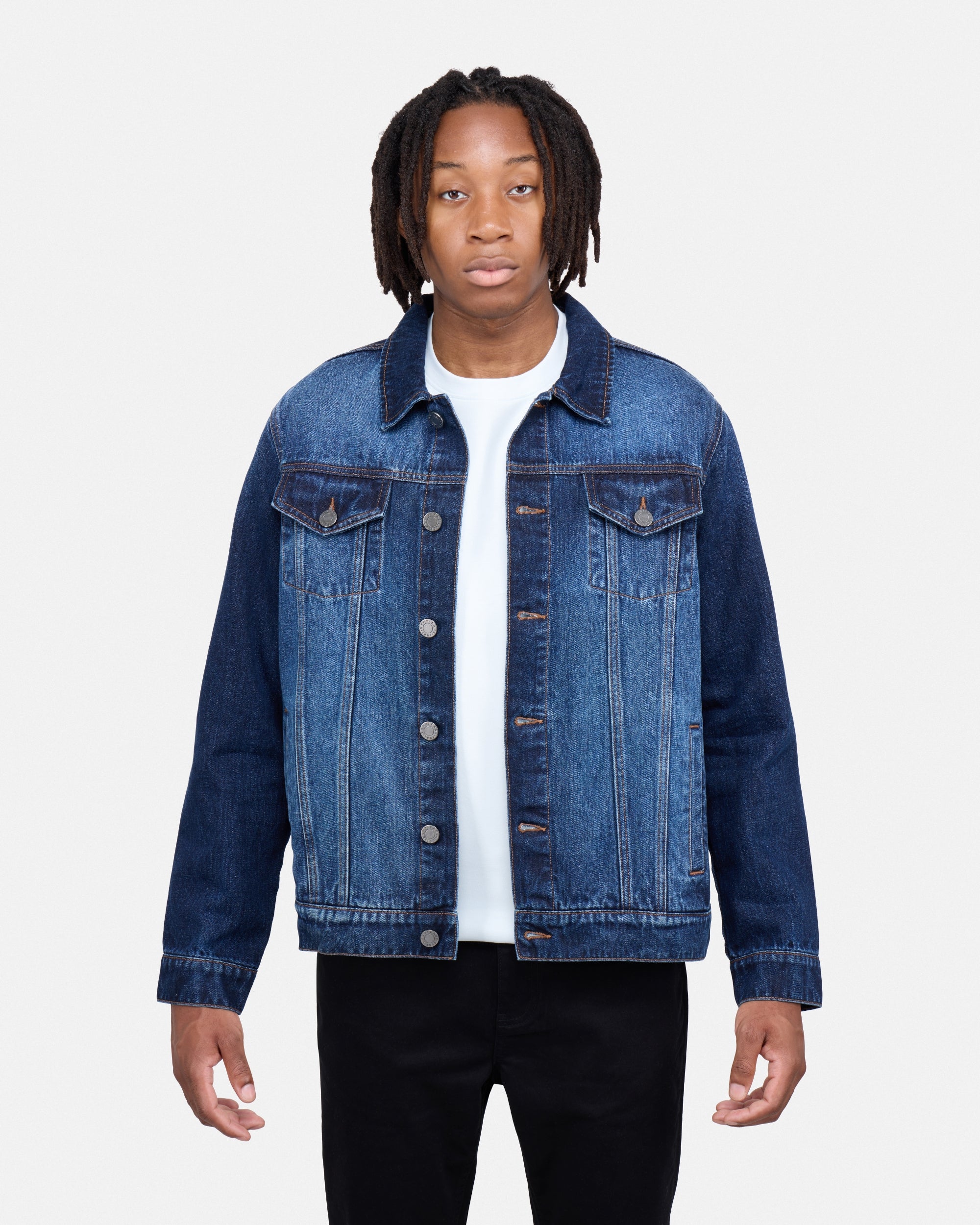 X RAY Men's Casual Biker Denim Jacket