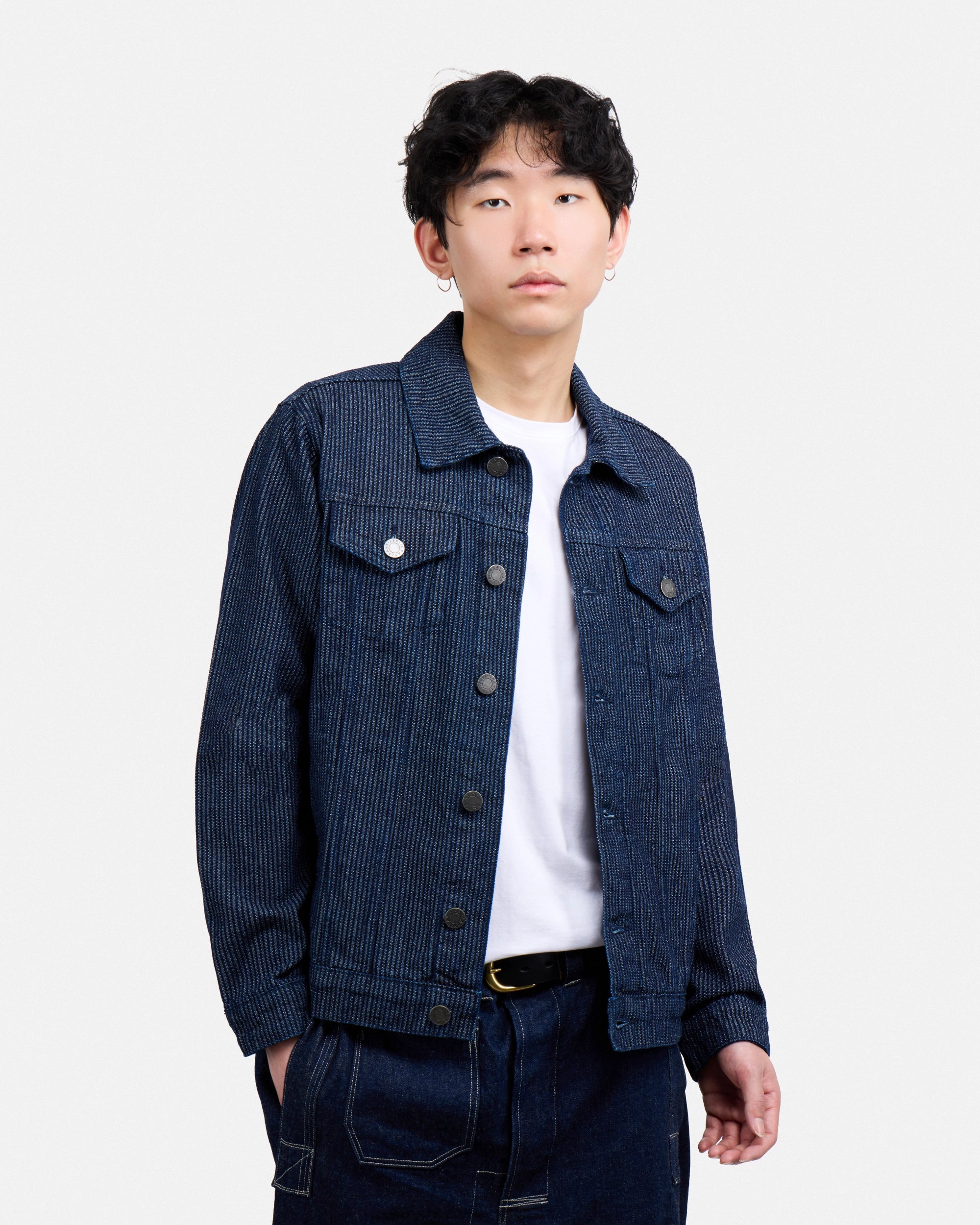 #XMJ-98059 Trucker Denim Jacket-thumbmail-60