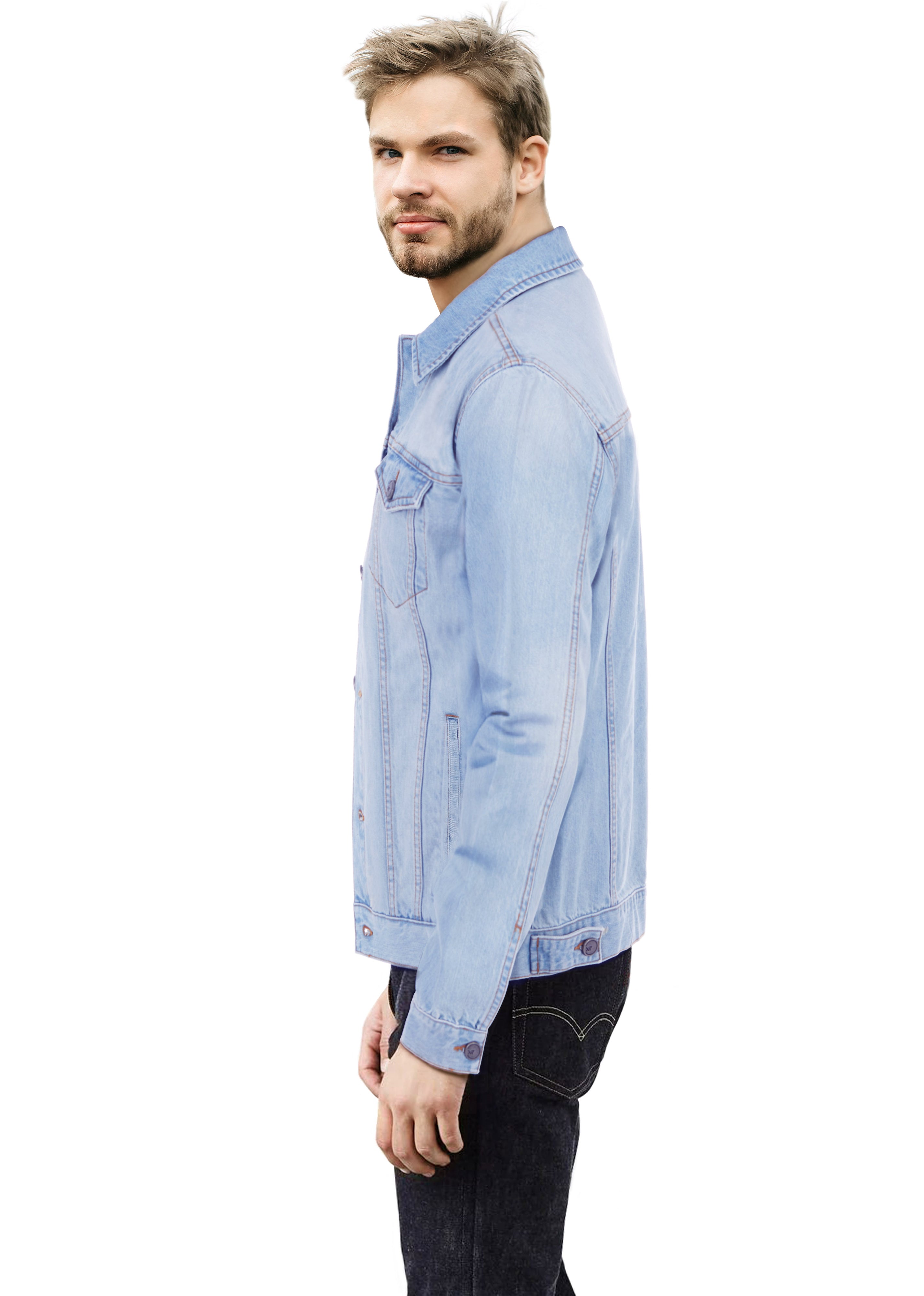  chaquetas para hombres  chaquetas vaqueras para hombre  chore coat men distressed denim jacket men
