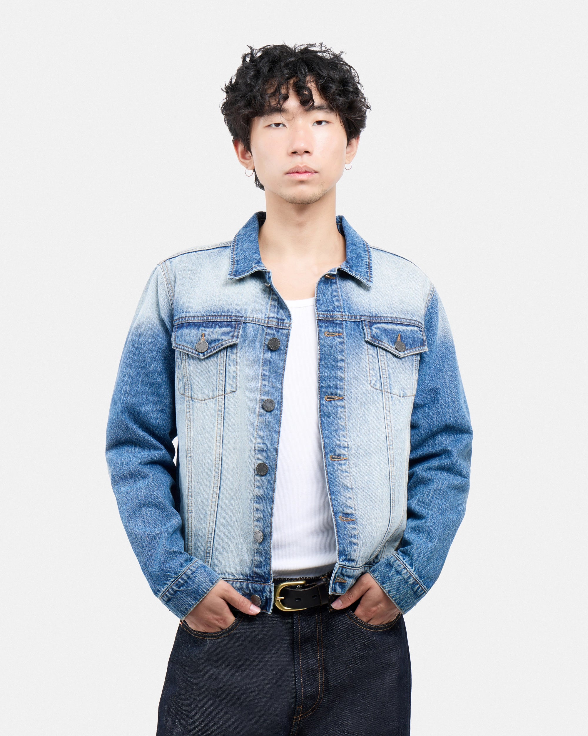 X RAY Men's Denim Jacket - Blue