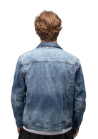  denim bomber jacket  denim chore coat men  denim coat men chaqueta de mezclilla para hombre  
