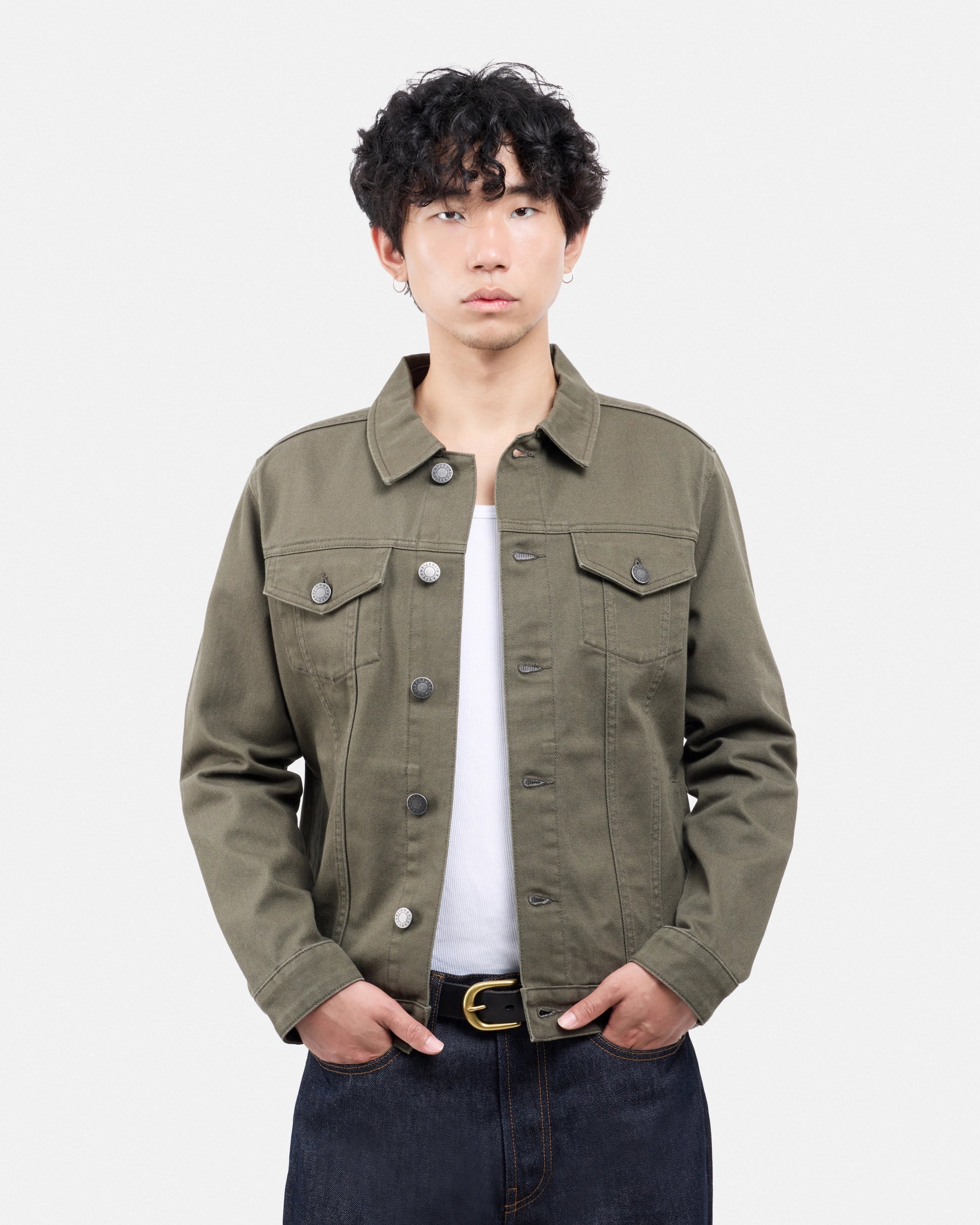 #XMJ-98059 Trucker Denim Jacket-thumbmail-61