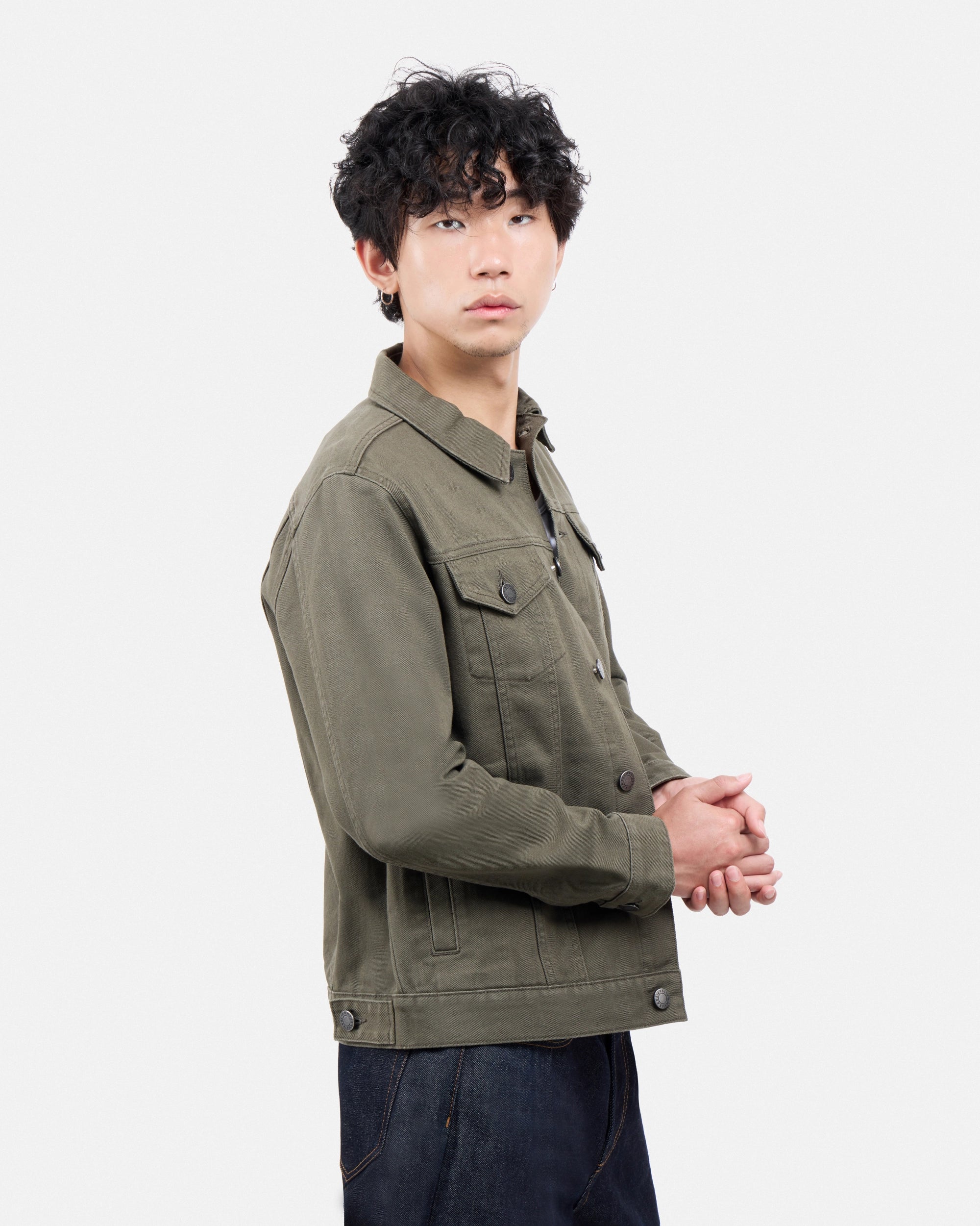 #XMJ-98059 Trucker Denim Jacket-thumbmail-68
