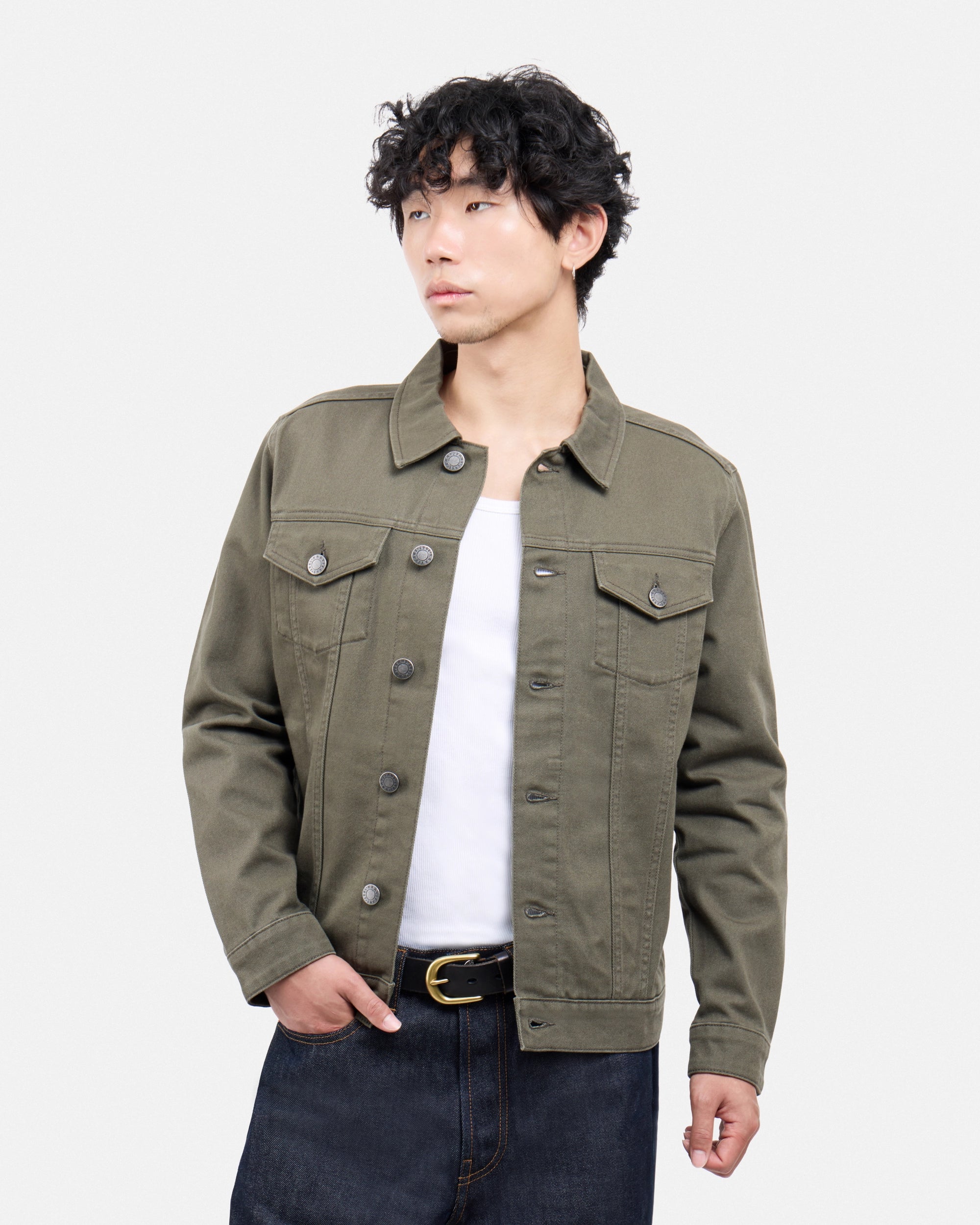 #XMJ-98059 Trucker Denim Jacket-thumbmail-69