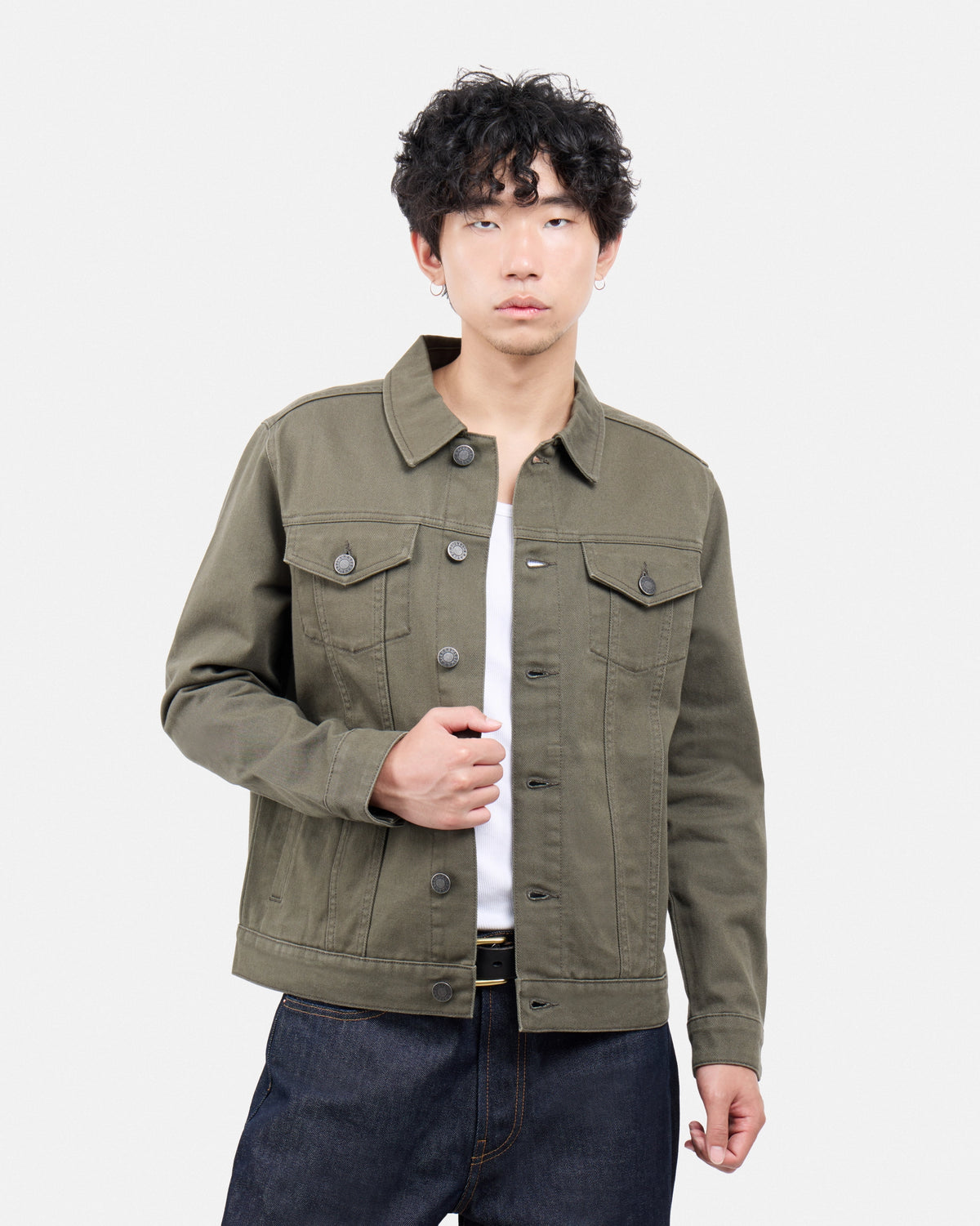#XMJ-98059 Trucker Denim Jacket-thumbmail-70