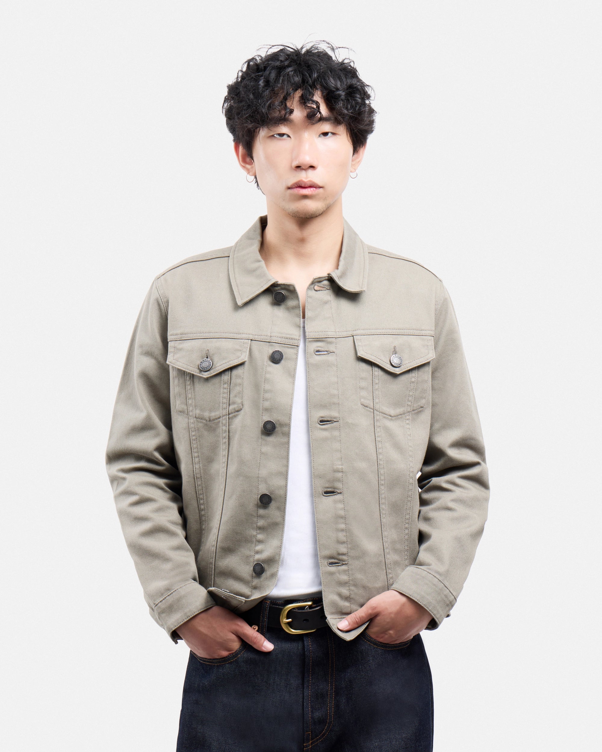 #XMJ-98059 Trucker Denim Jacket-thumbmail-62