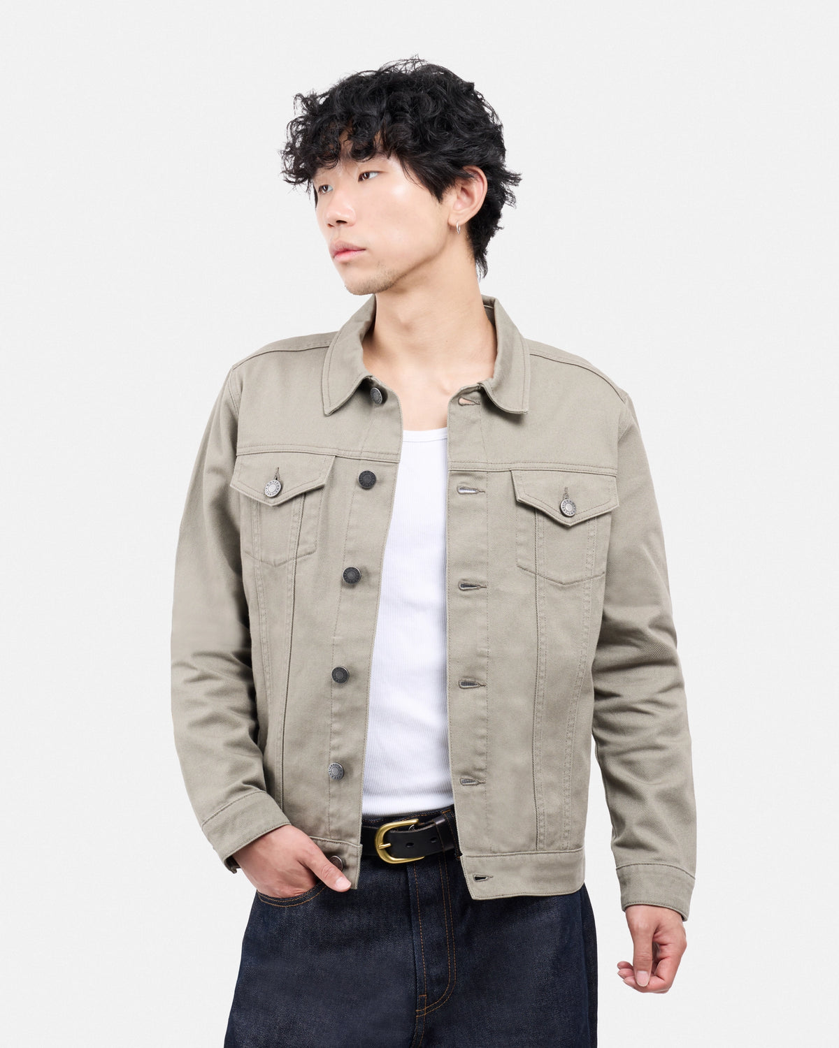 #XMJ-98059 Trucker Denim Jacket-thumbmail-76