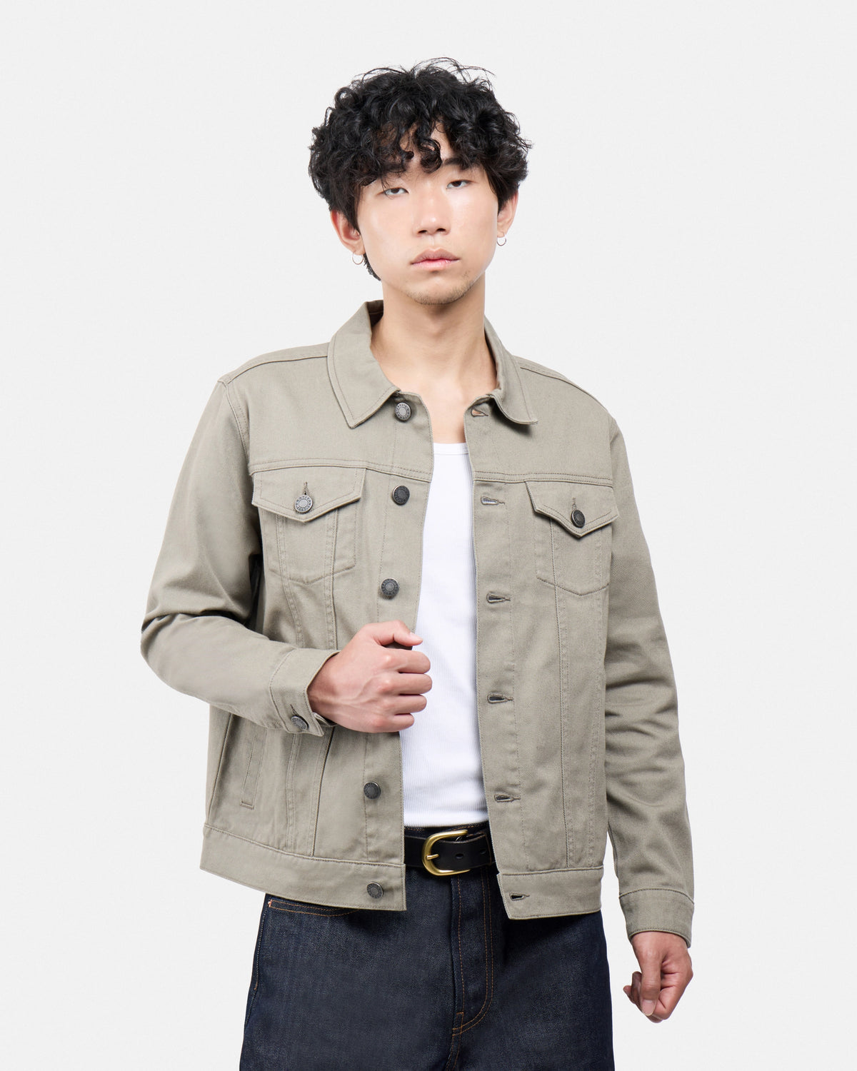 #XMJ-98059 Trucker Denim Jacket-thumbmail-77