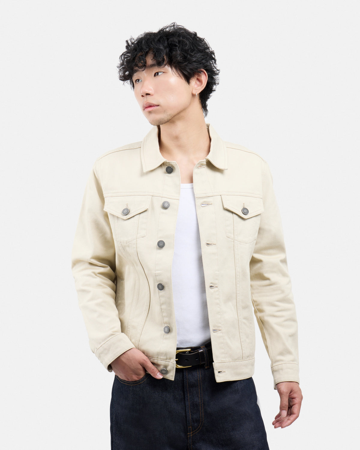 #XMJ-98059 Trucker Denim Jacket-thumbmail-83