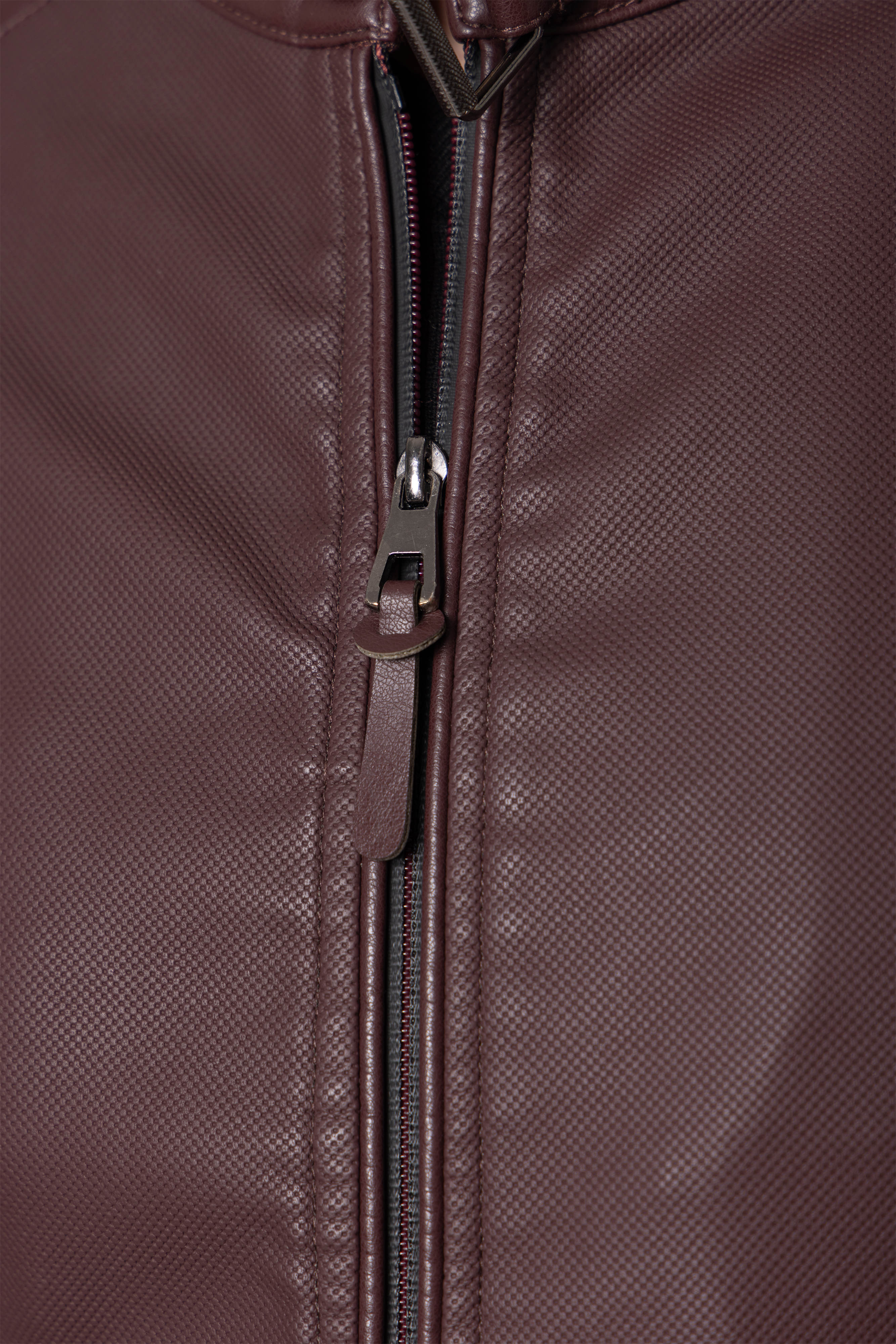 XRAY JEANS Men's PU Racer Jacket With Faux Shearing Lining