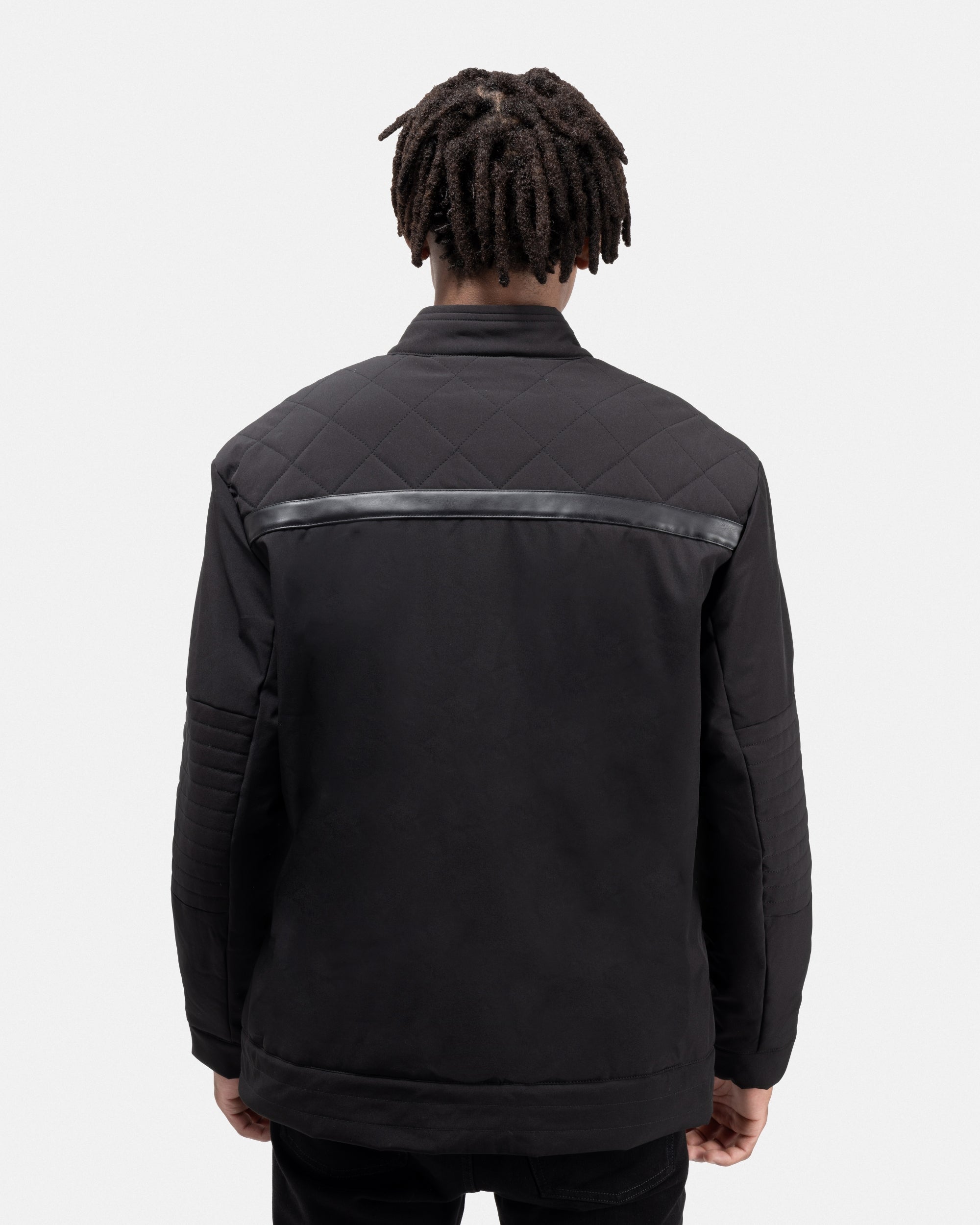 XMJK-82006 Quilted Racer Jacket – X-RAY JEANS
