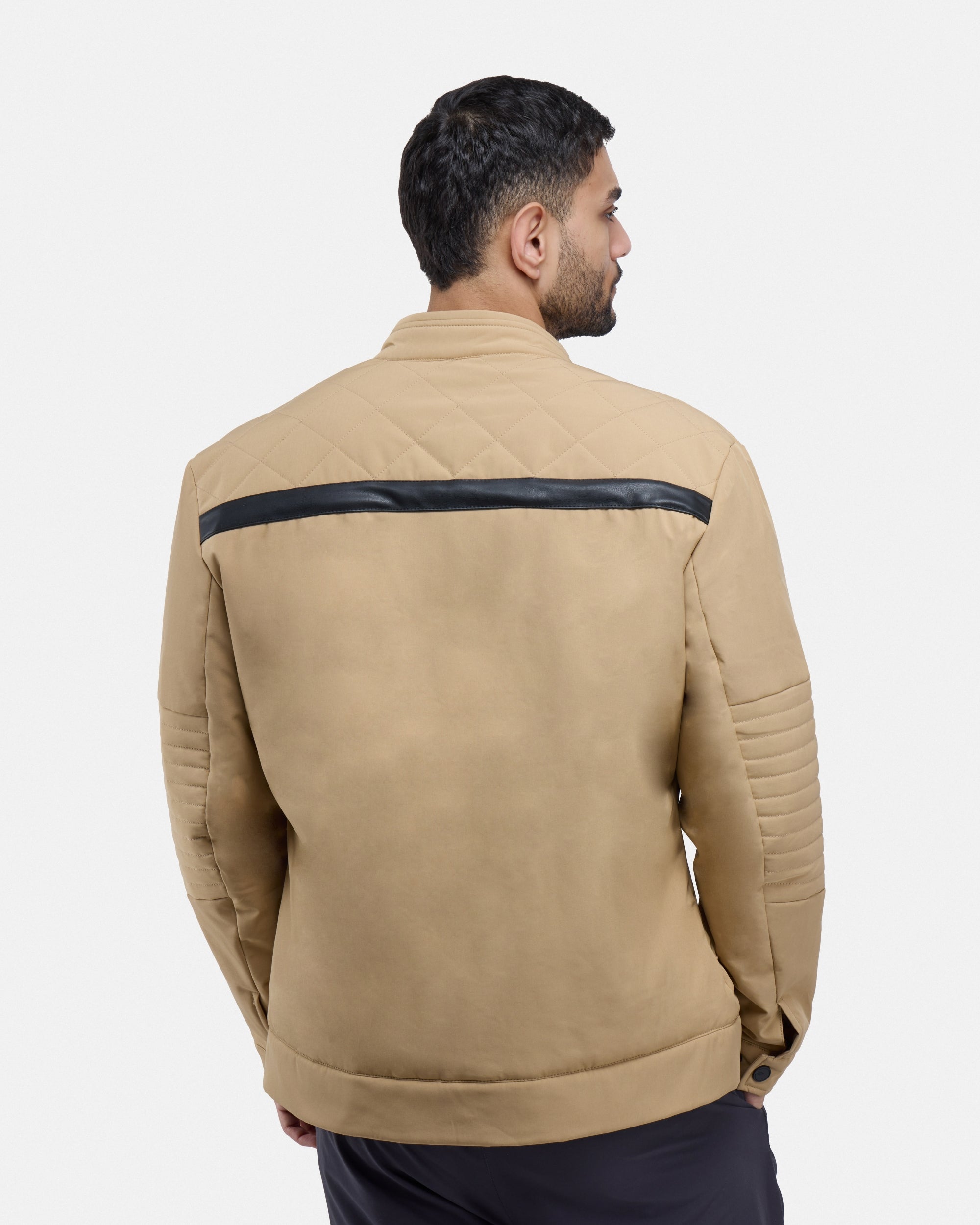 XMJK-82006 Quilted Racer Jacket – X-RAY JEANS