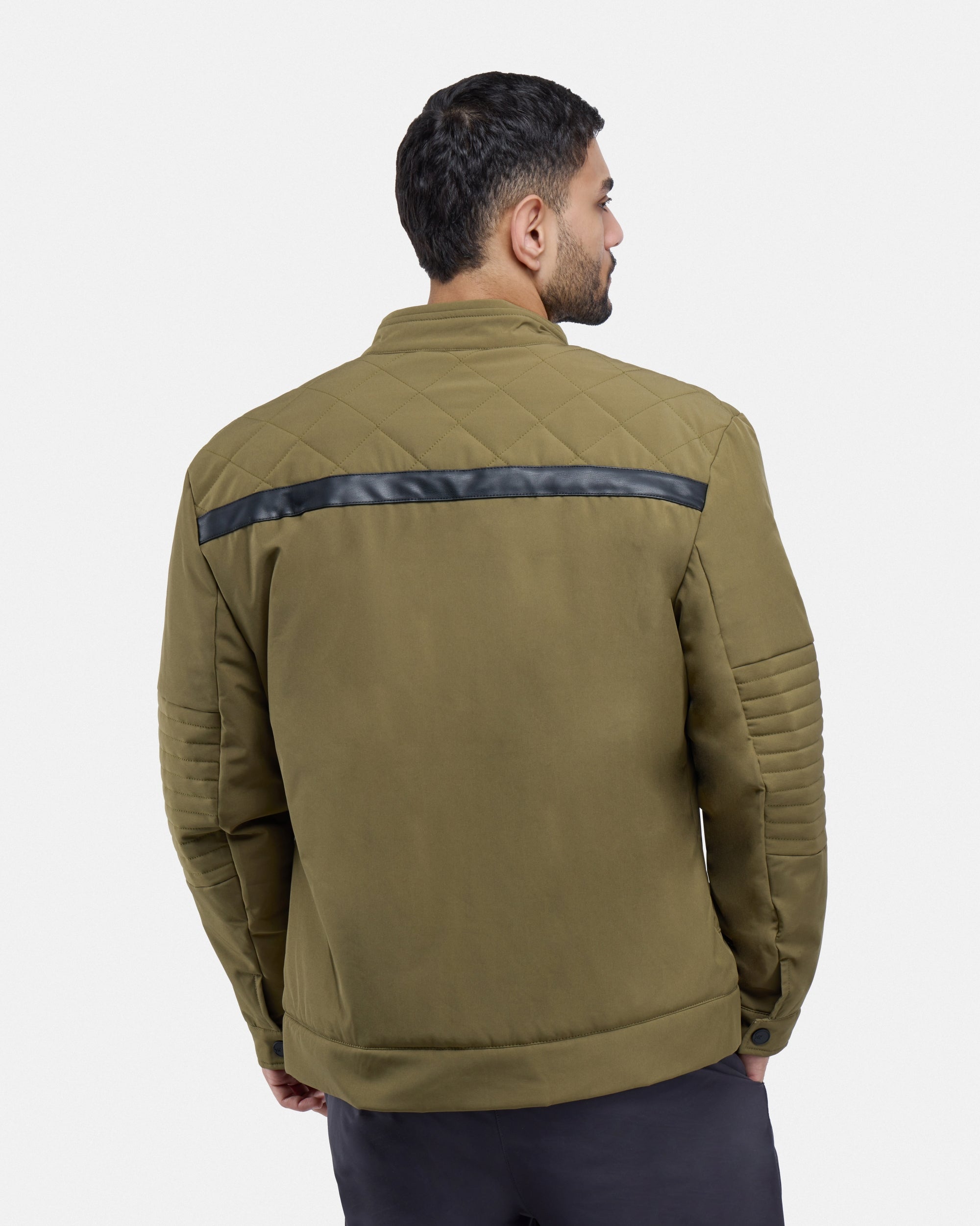 XMJK-82006 Quilted Racer Jacket – X-RAY JEANS