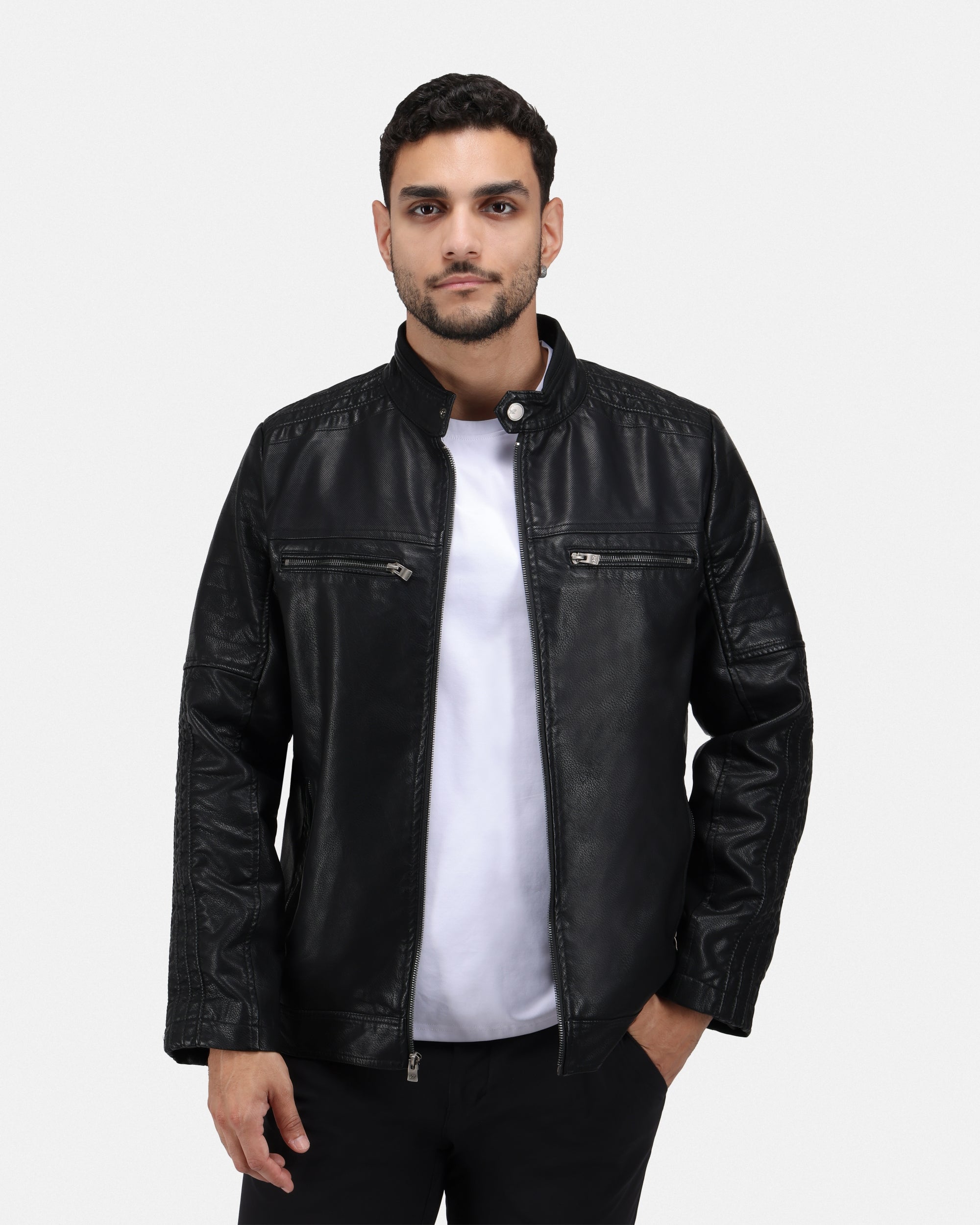 X RAY Leather Jacket Men – X-RAY JEANS