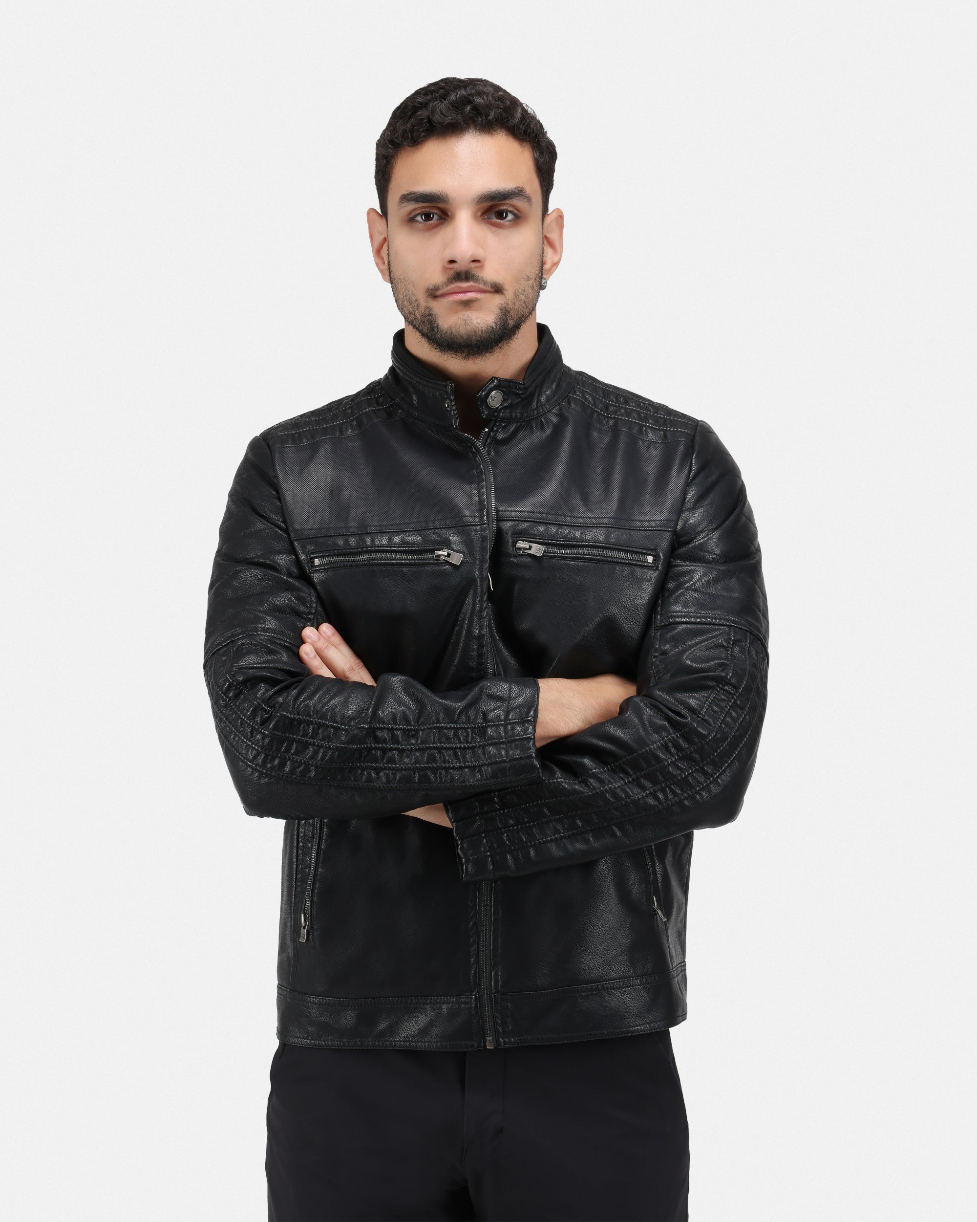 X RAY Leather Jacket Men – X-RAY JEANS