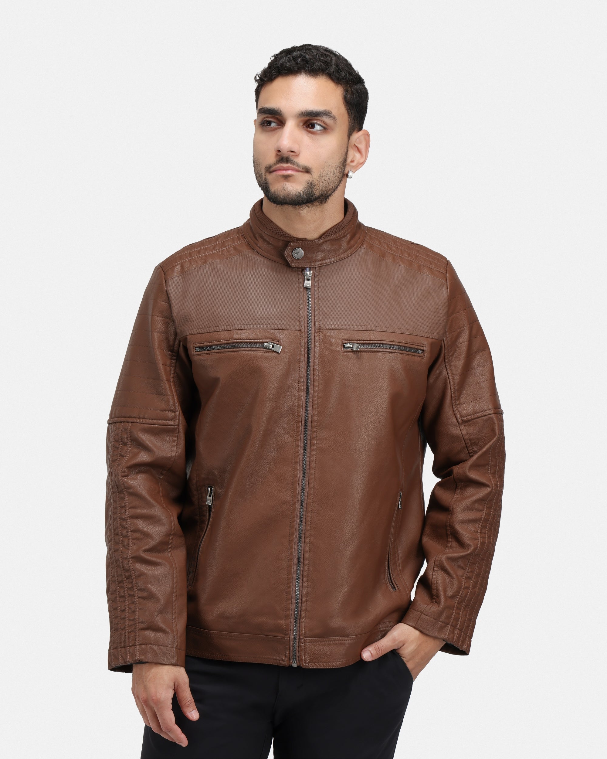 XMLJ-53004 PU Leather Jacket – X-RAY JEANS