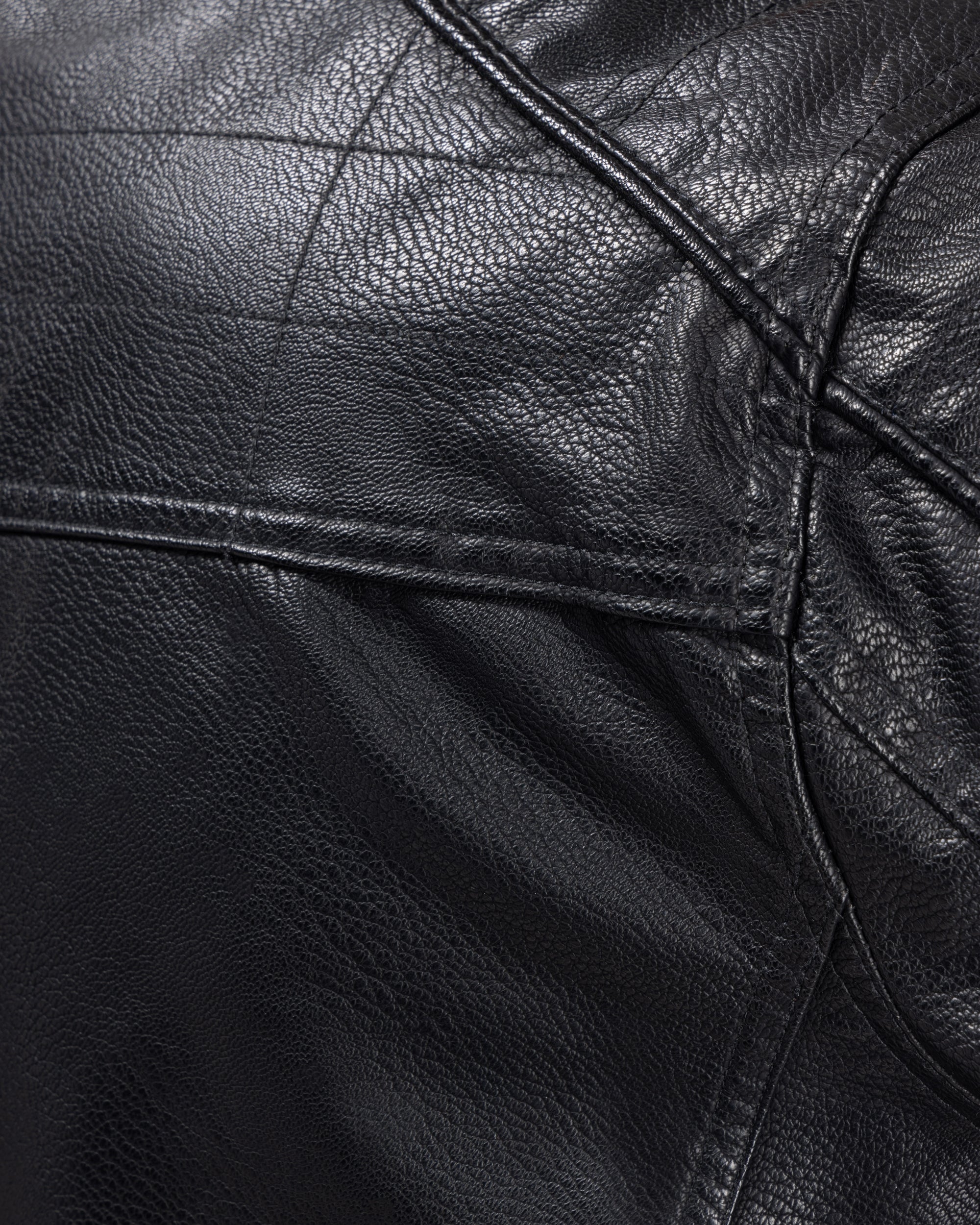 X RAY Men's Grainy PU Leather Hooded Jacket With Faux Shearling