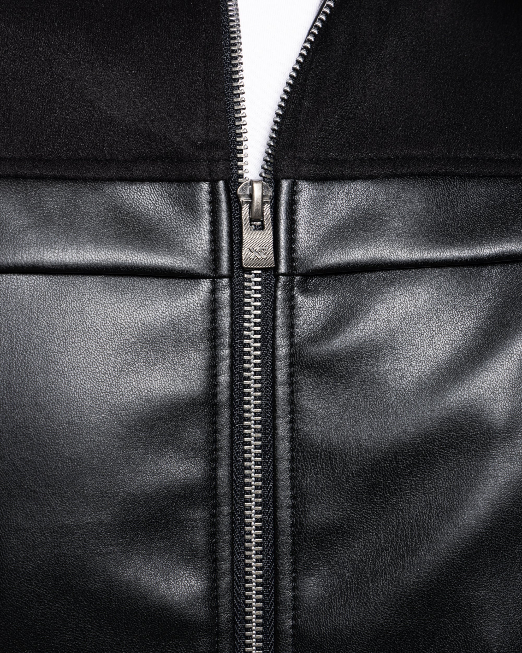 Riu riu 黒 レザージャケット Faux leather jacket レザーコート レザージャケット 革ジャン レザーカーコート