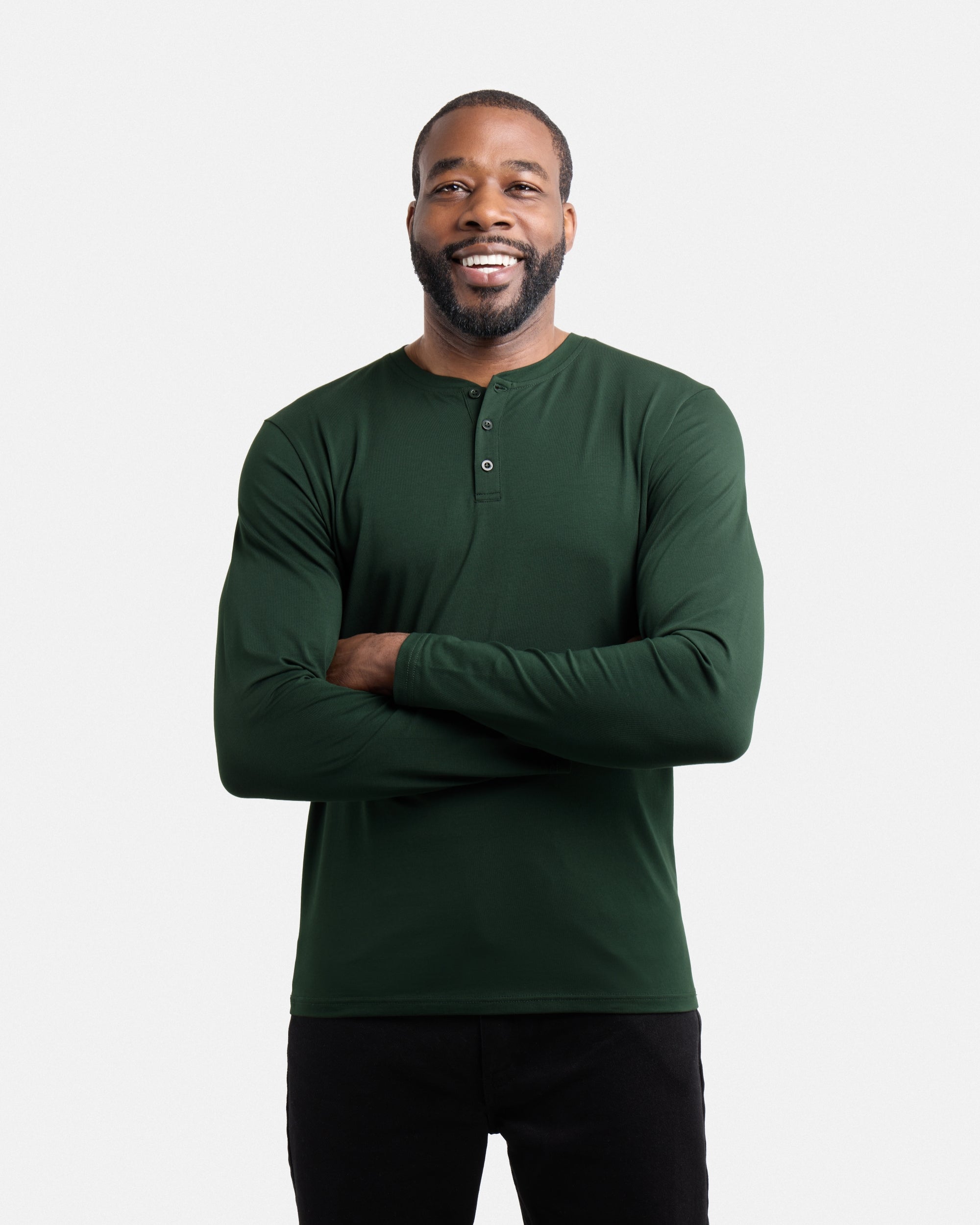 X RAY Men's Classic Long Sleeve Henley T-Shirt – X-RAY JEANS