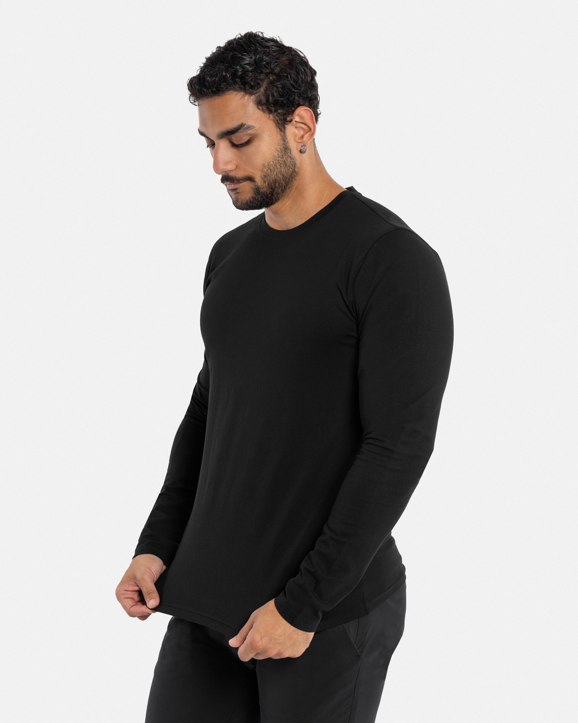 XMLS-20005 Classic Long Sleeve Crewneck T-shirt – X-RAY JEANS