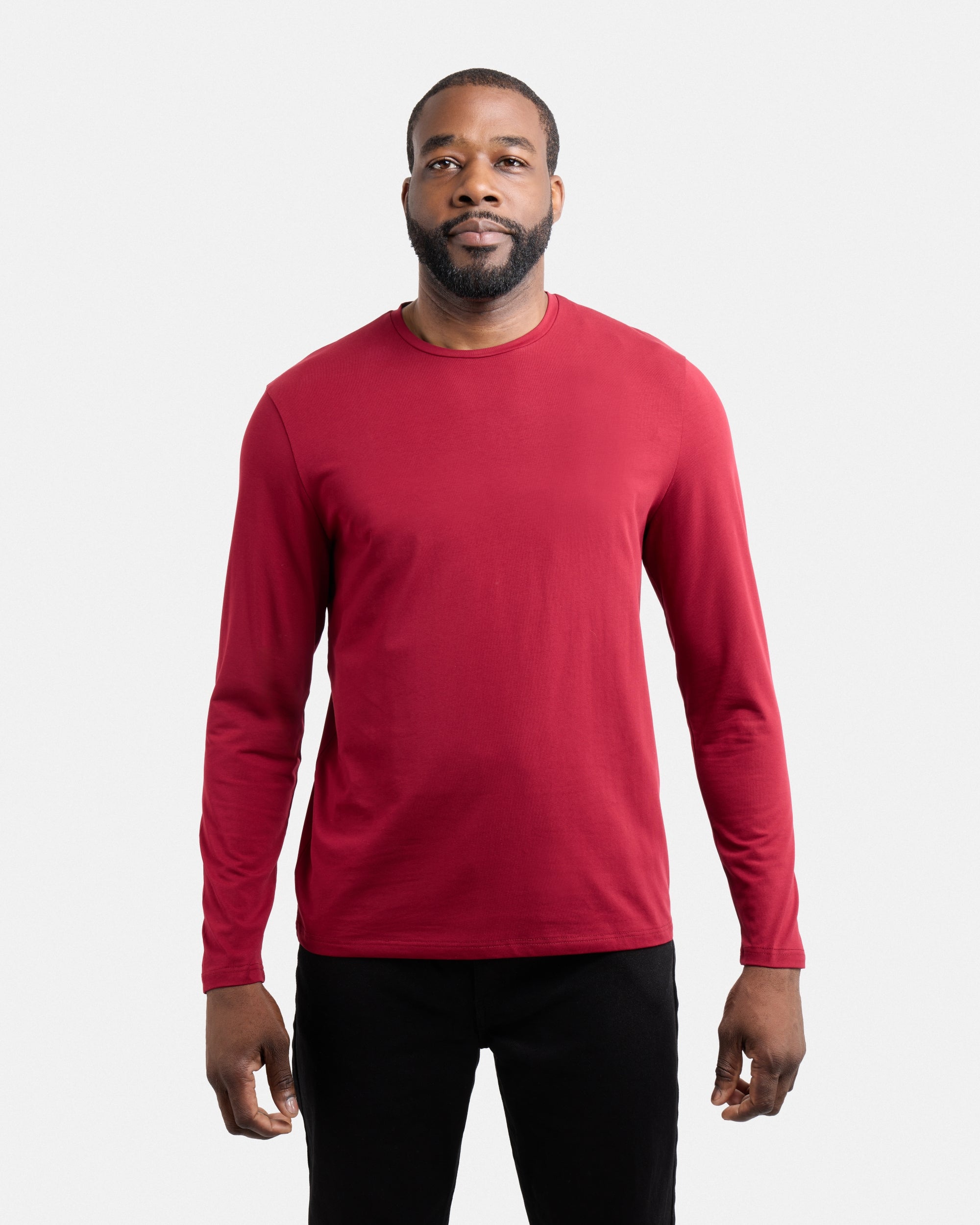 X RAY Men's Classic Long Sleeve Crewneck T-shirt – X-RAY JEANS