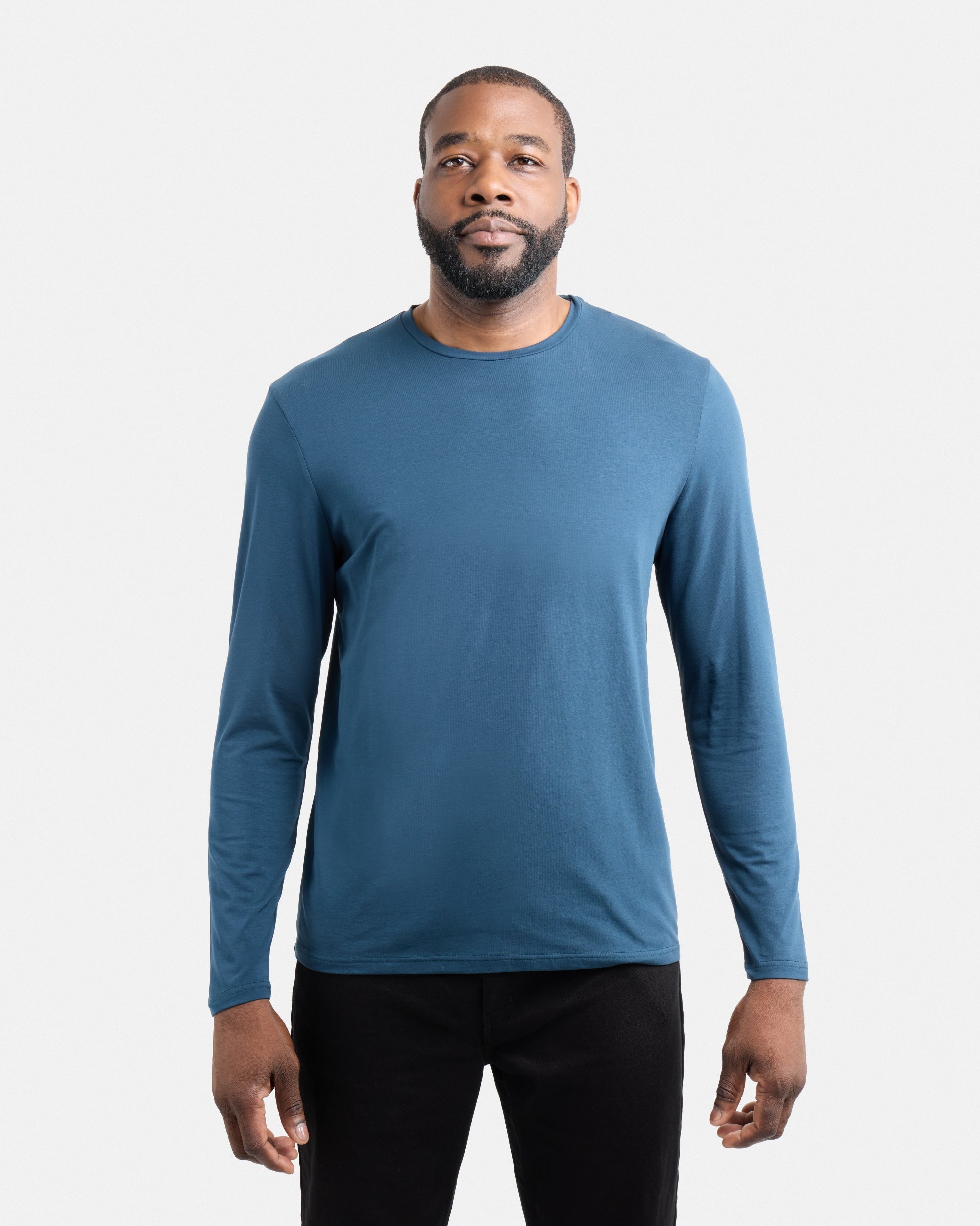 X RAY Men's Classic Long Sleeve Crewneck T-shirt
