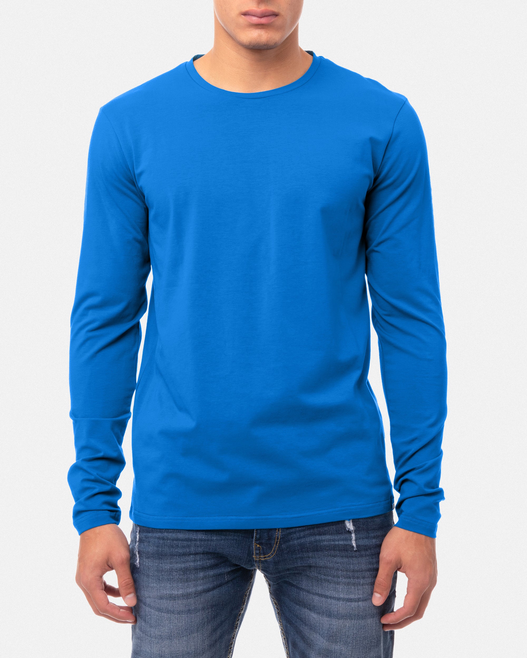X RAY Men's Classic Long Sleeve Crewneck T-shirt